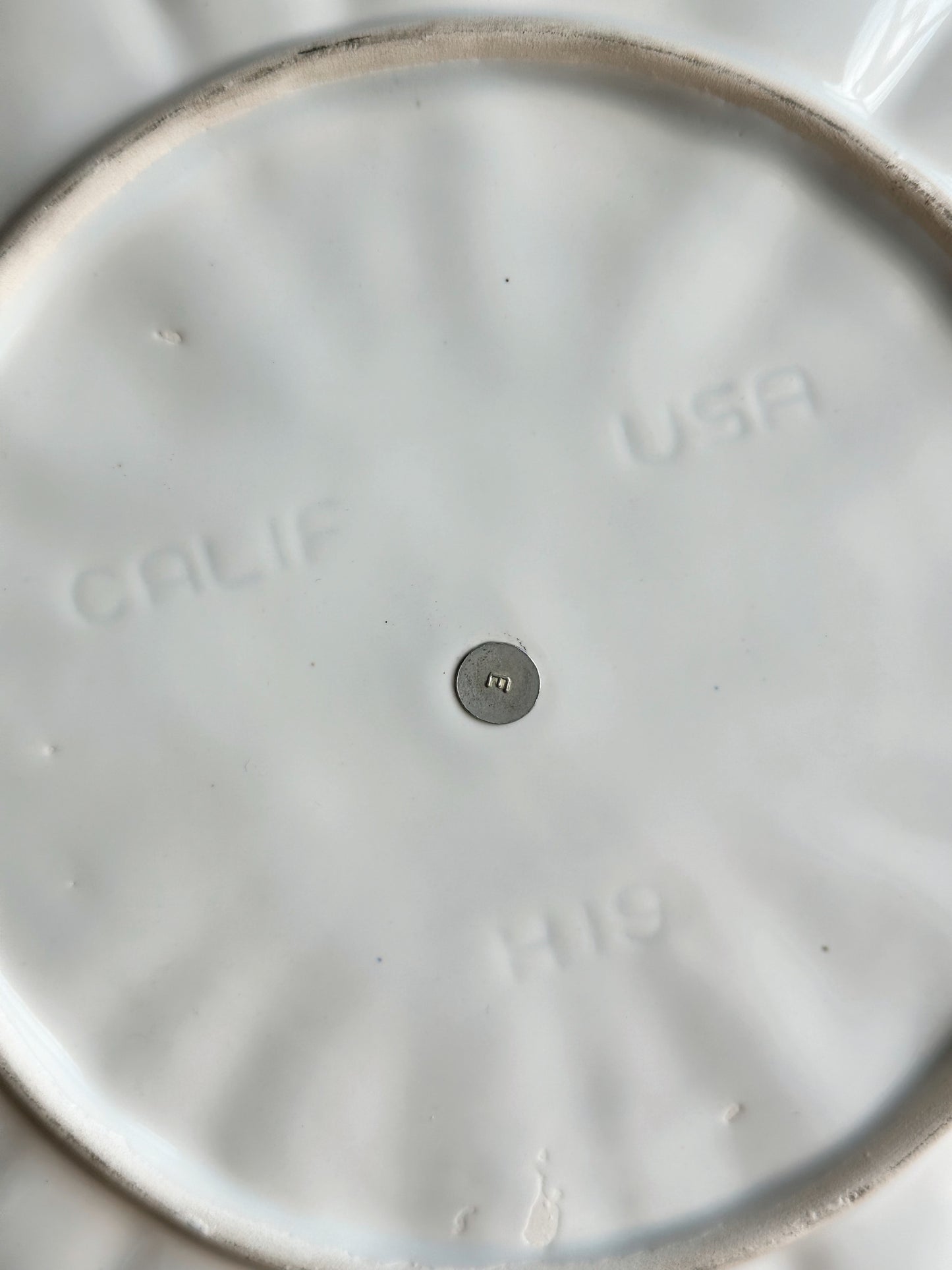 Vintage California Pottery Three Tier Server