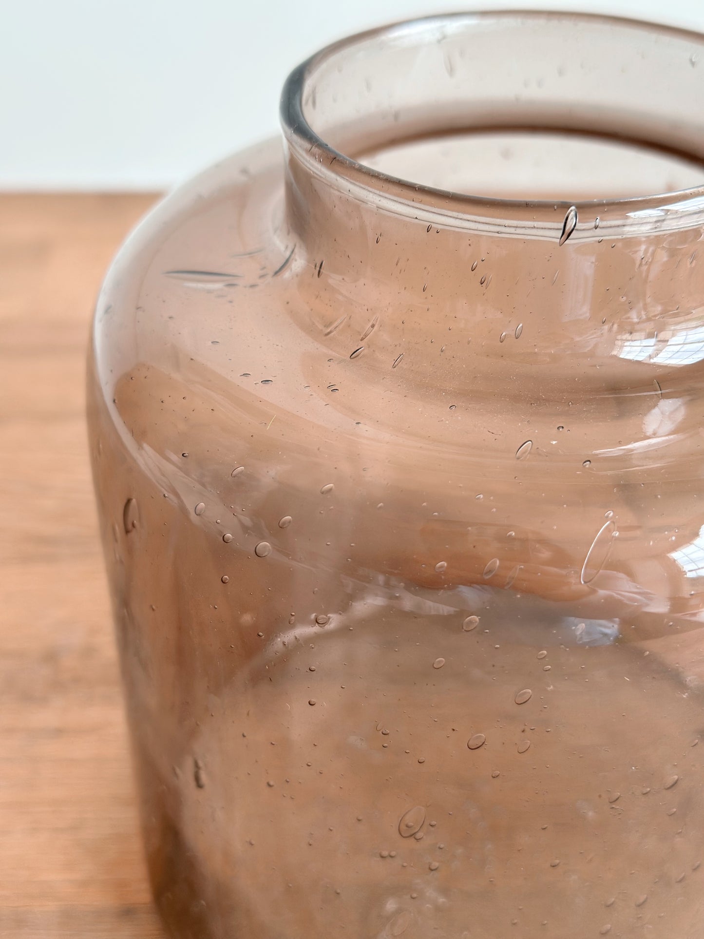Mouth Blown Glass Vase