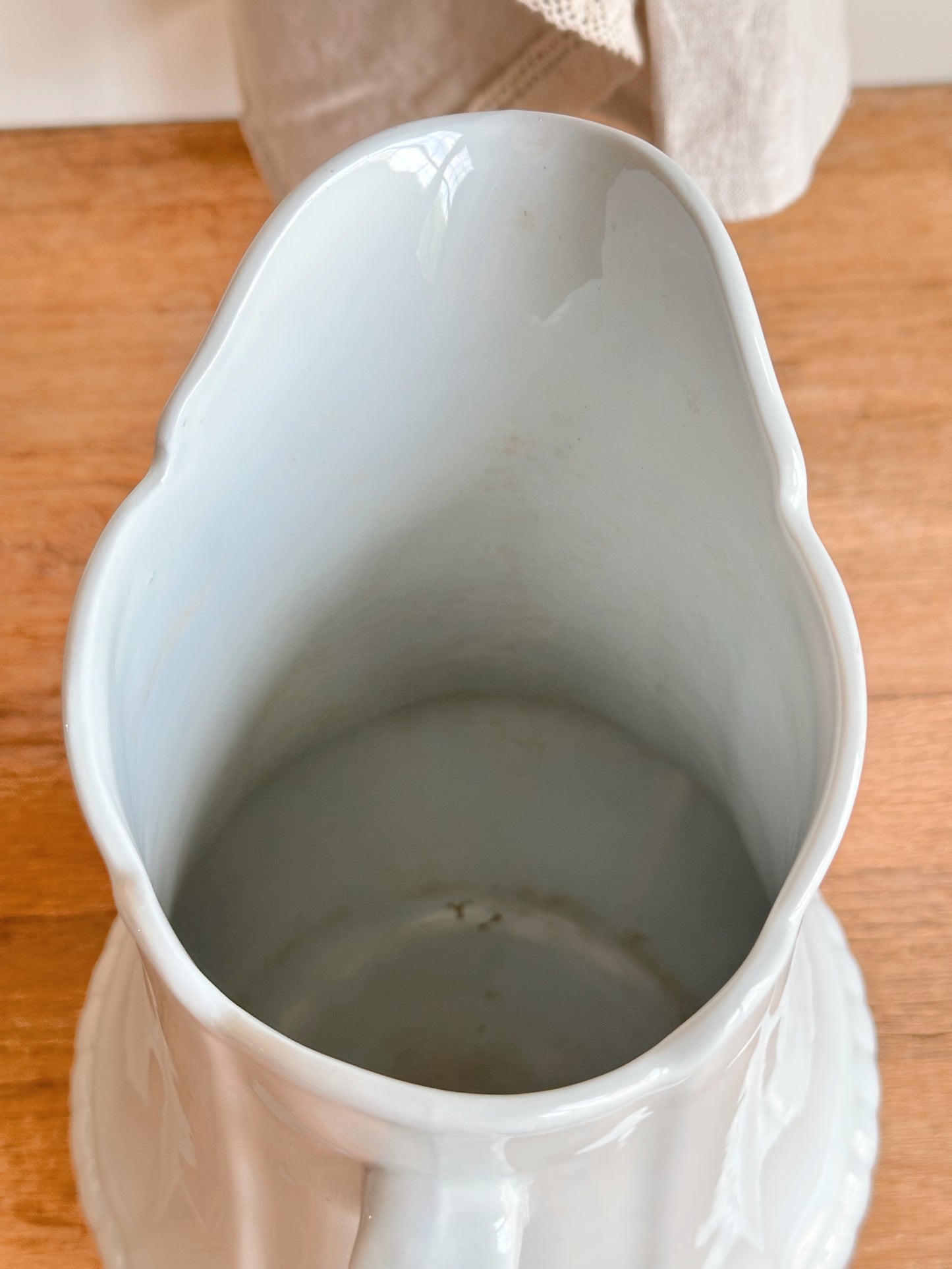 Antique Wedgwood & Co Ironstone Pitcher