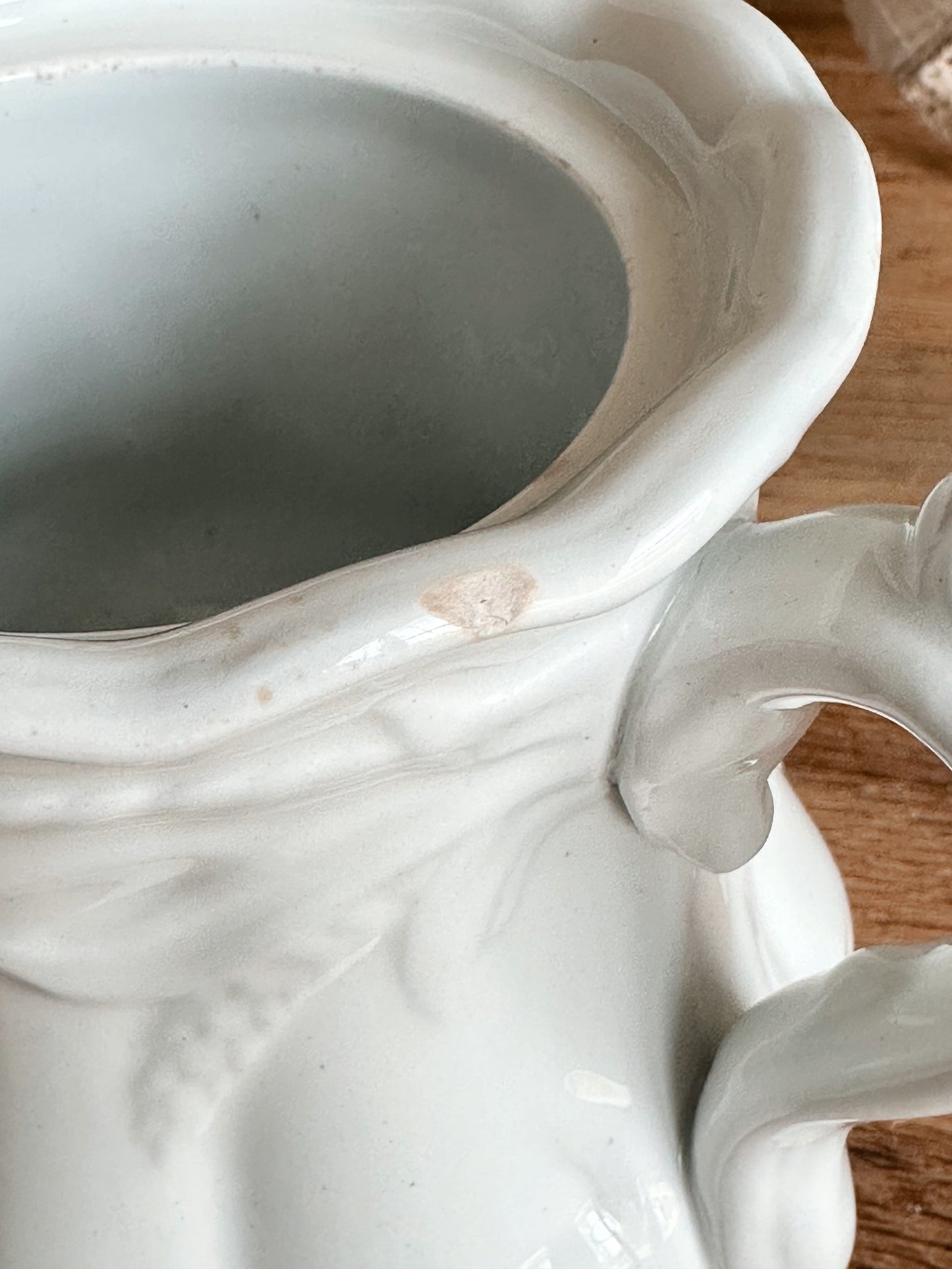 Antique Ironstone Sugar Pot