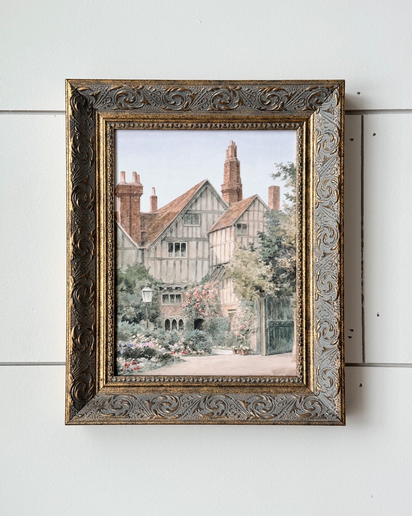 Framed Old Manor House