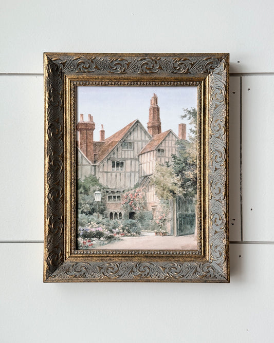 Framed Old Manor House