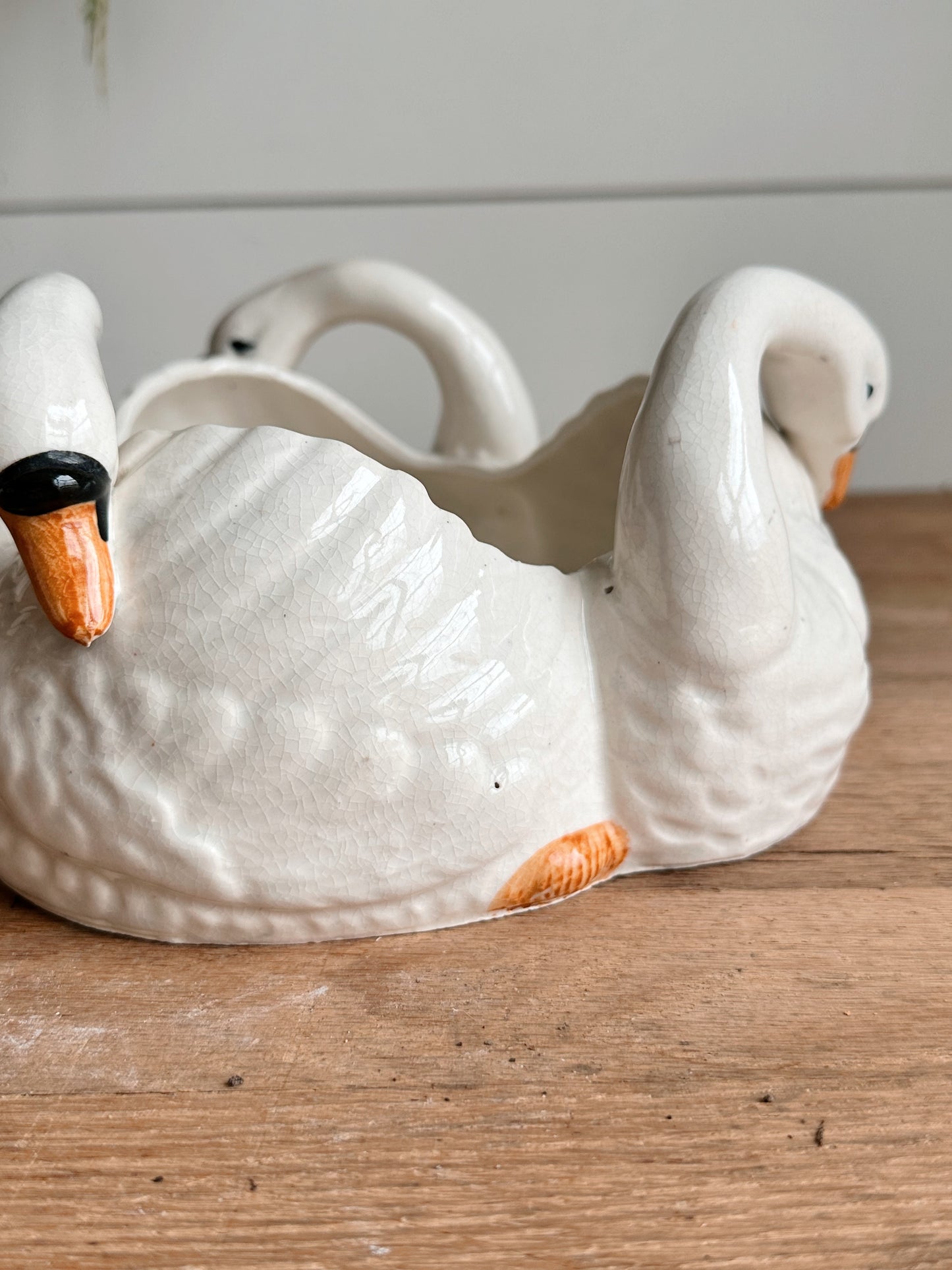 Vintage Swan Planter (Japan)