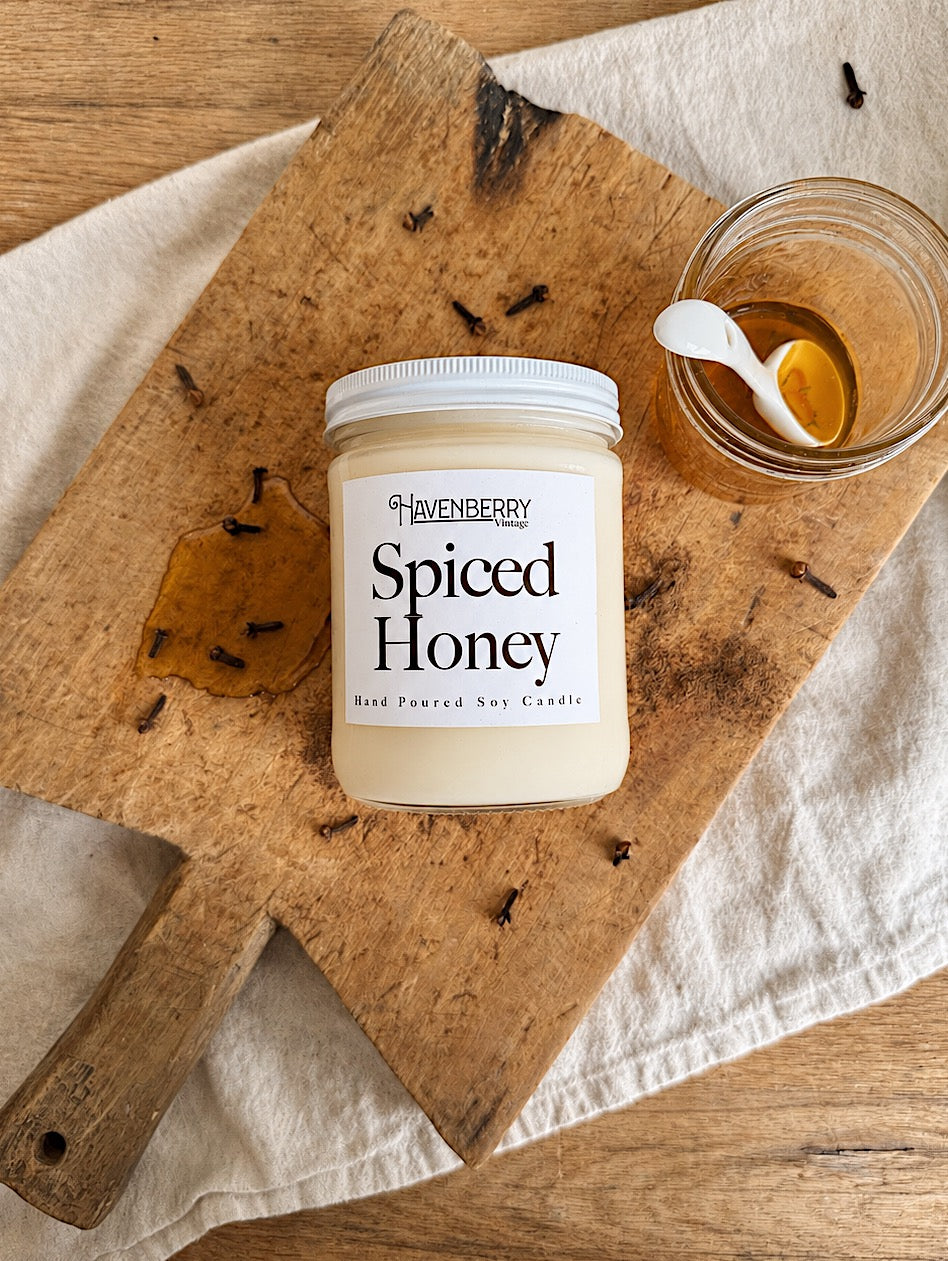 Hand Poured Spiced Honey Candle