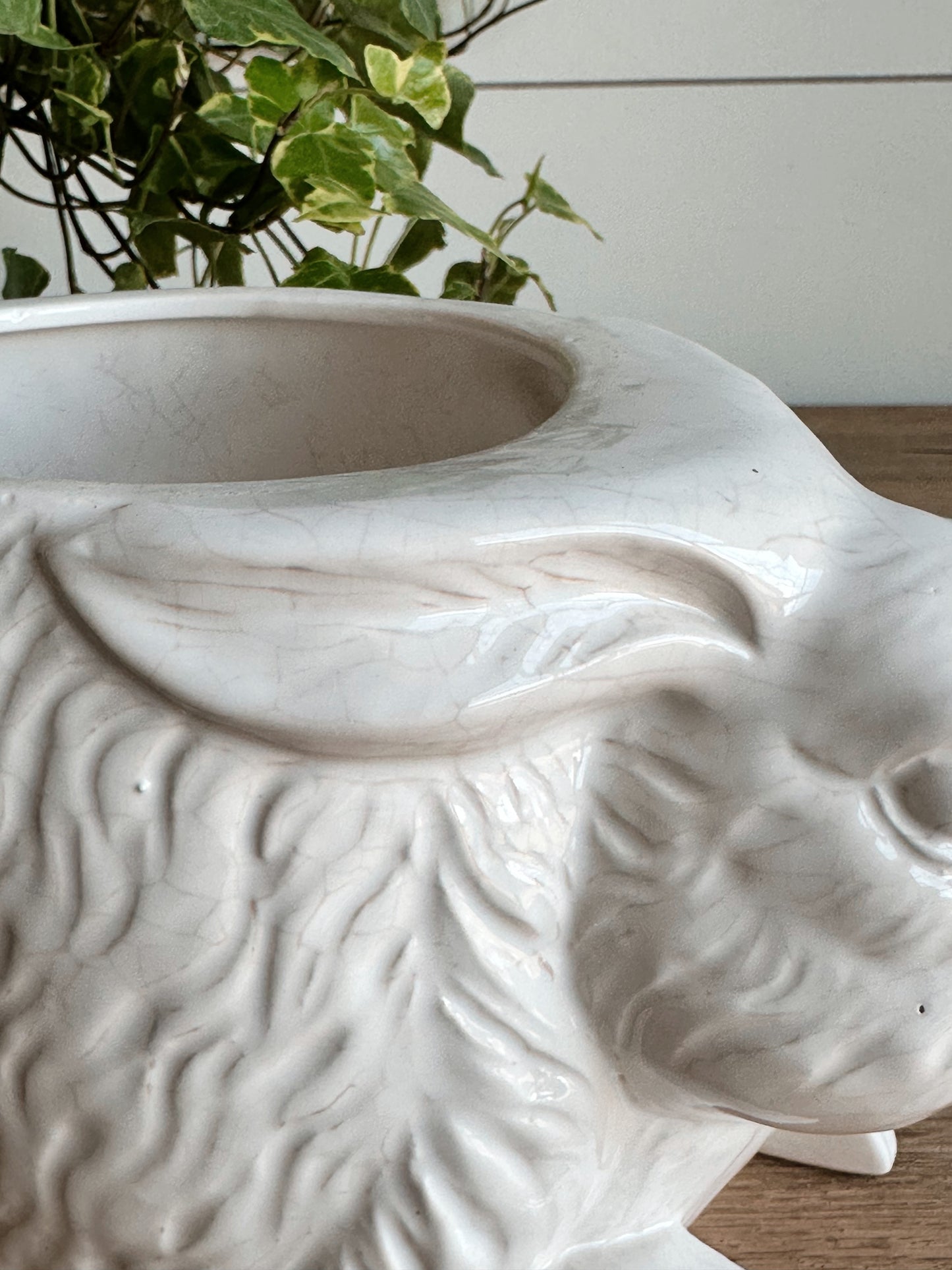 Vintage Bunny Planter (Japan)