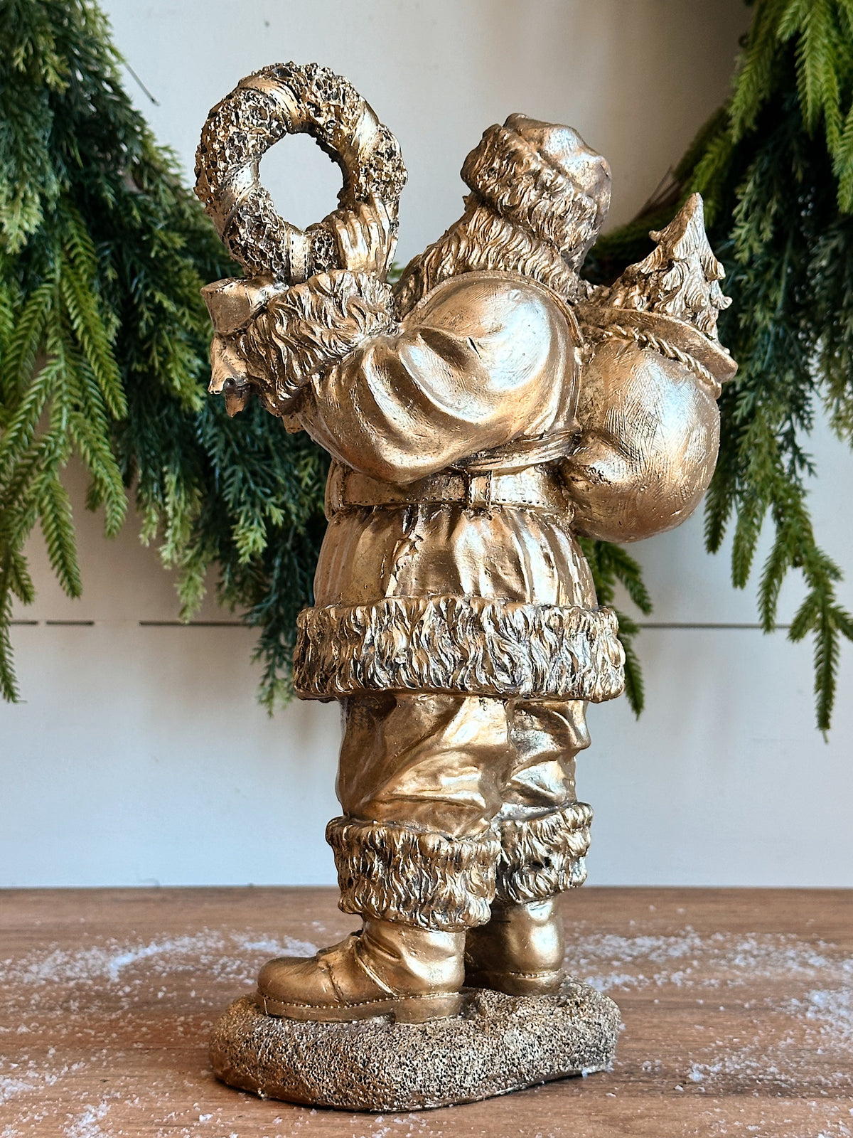 Antique Gold Santas