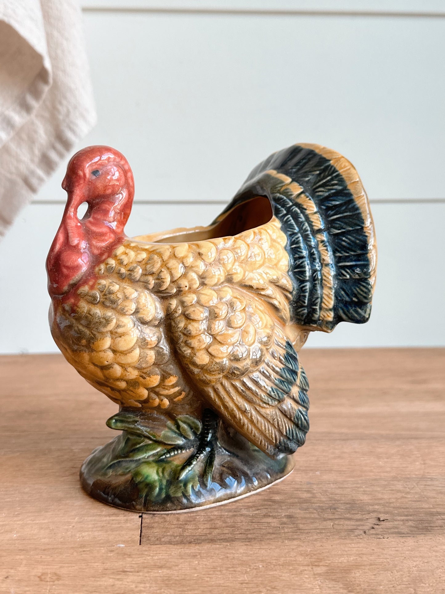 Vintage Napcoware Turkey Planter, Japan
