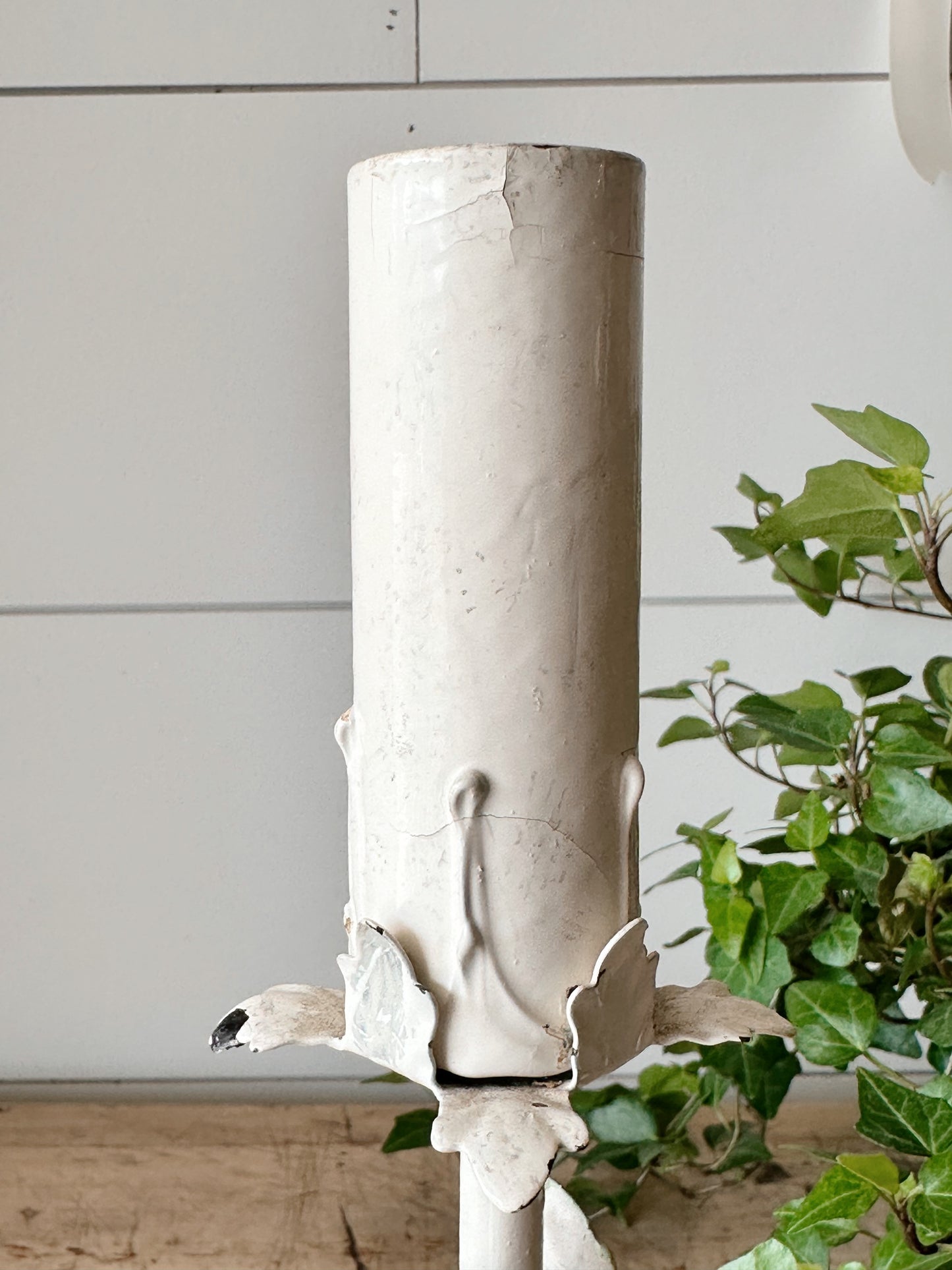 Vintage Floral Tole Lamp