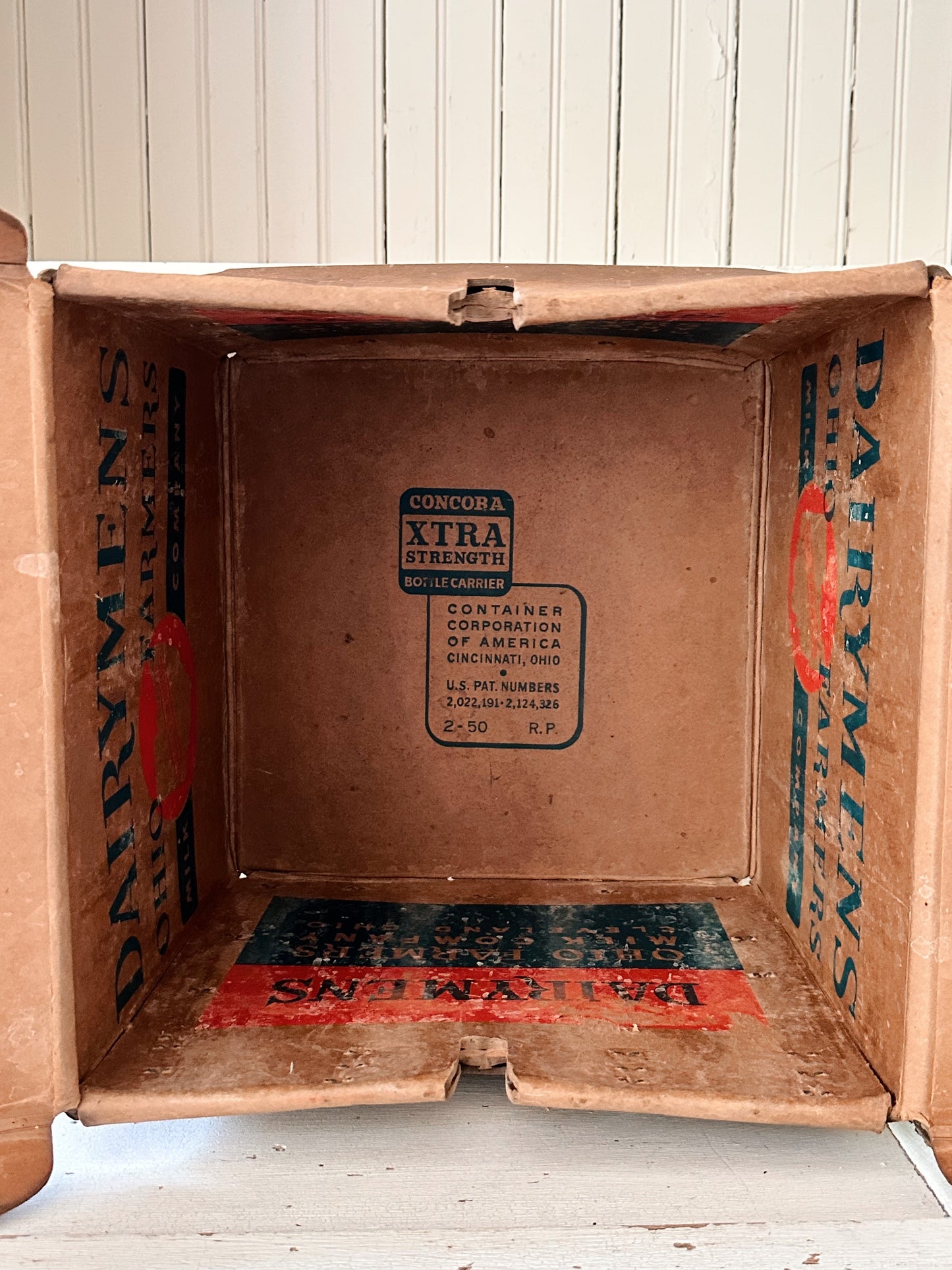 Vintage Dairy Box, Dairymen’s Ohio Farmers Milk