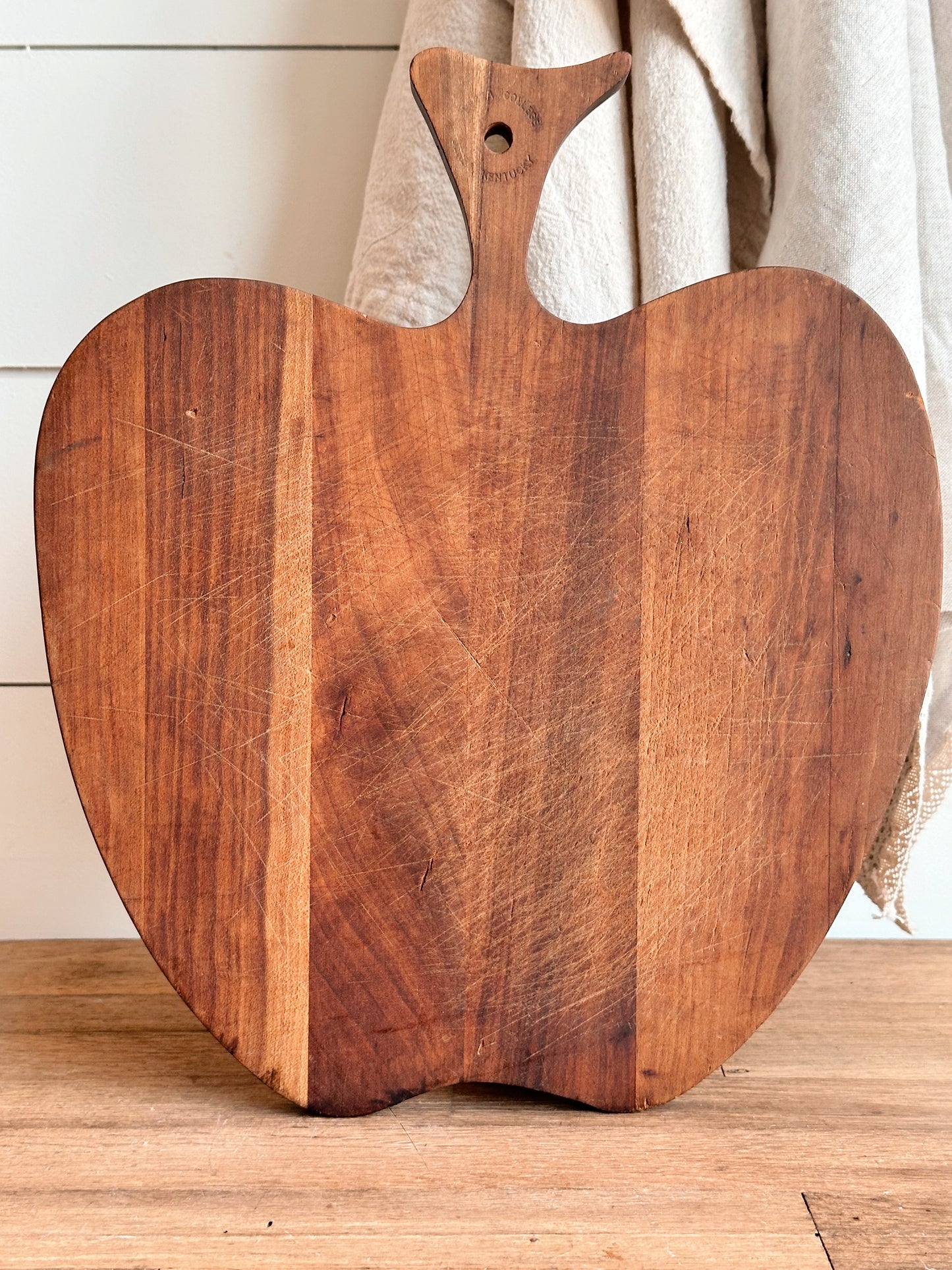 Found Apple Cutting Board