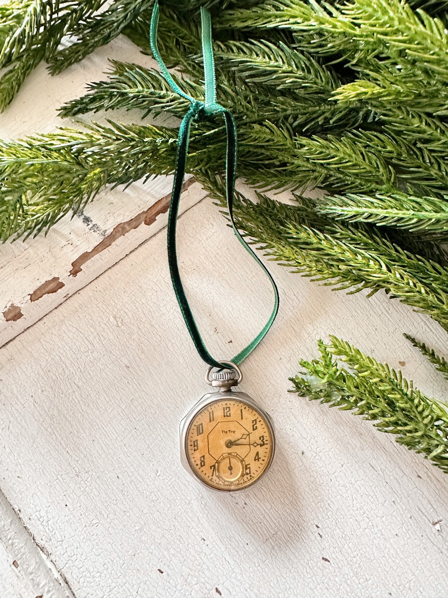 Vintage Pocket Watch Ornament