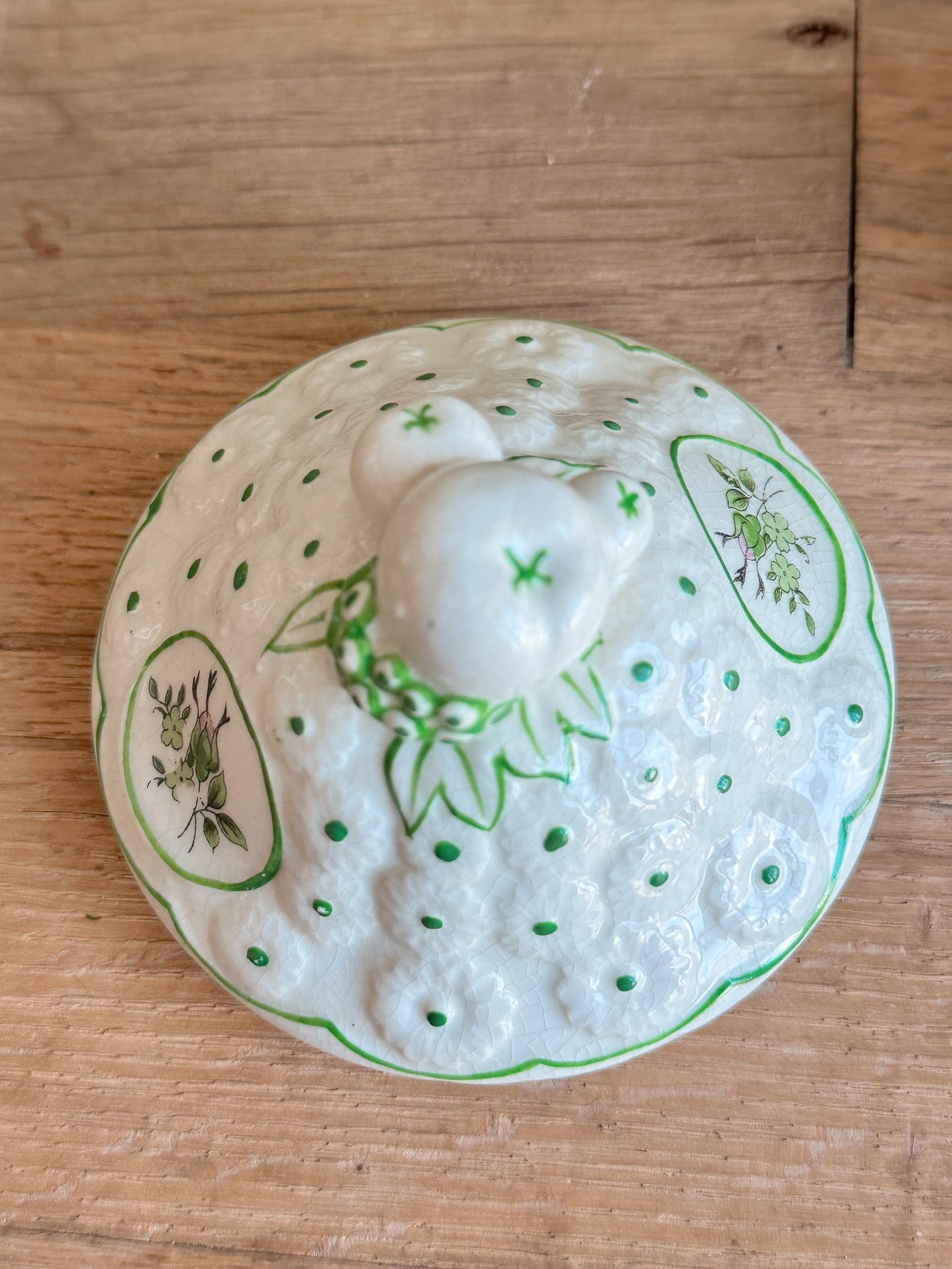 Vintage Hand Painted Sugar Pot (Japan)