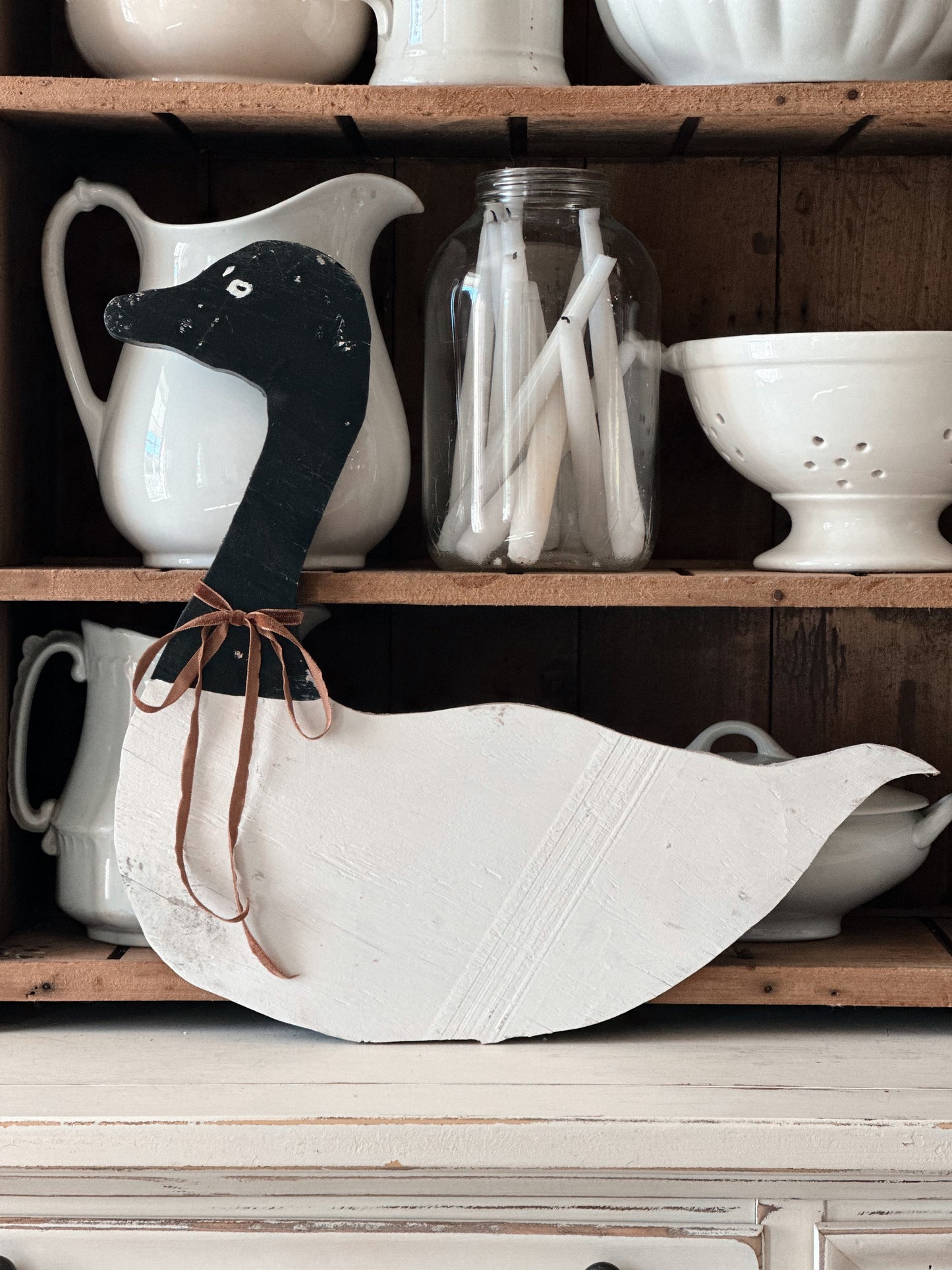 Vintage Wood Goose Decoy