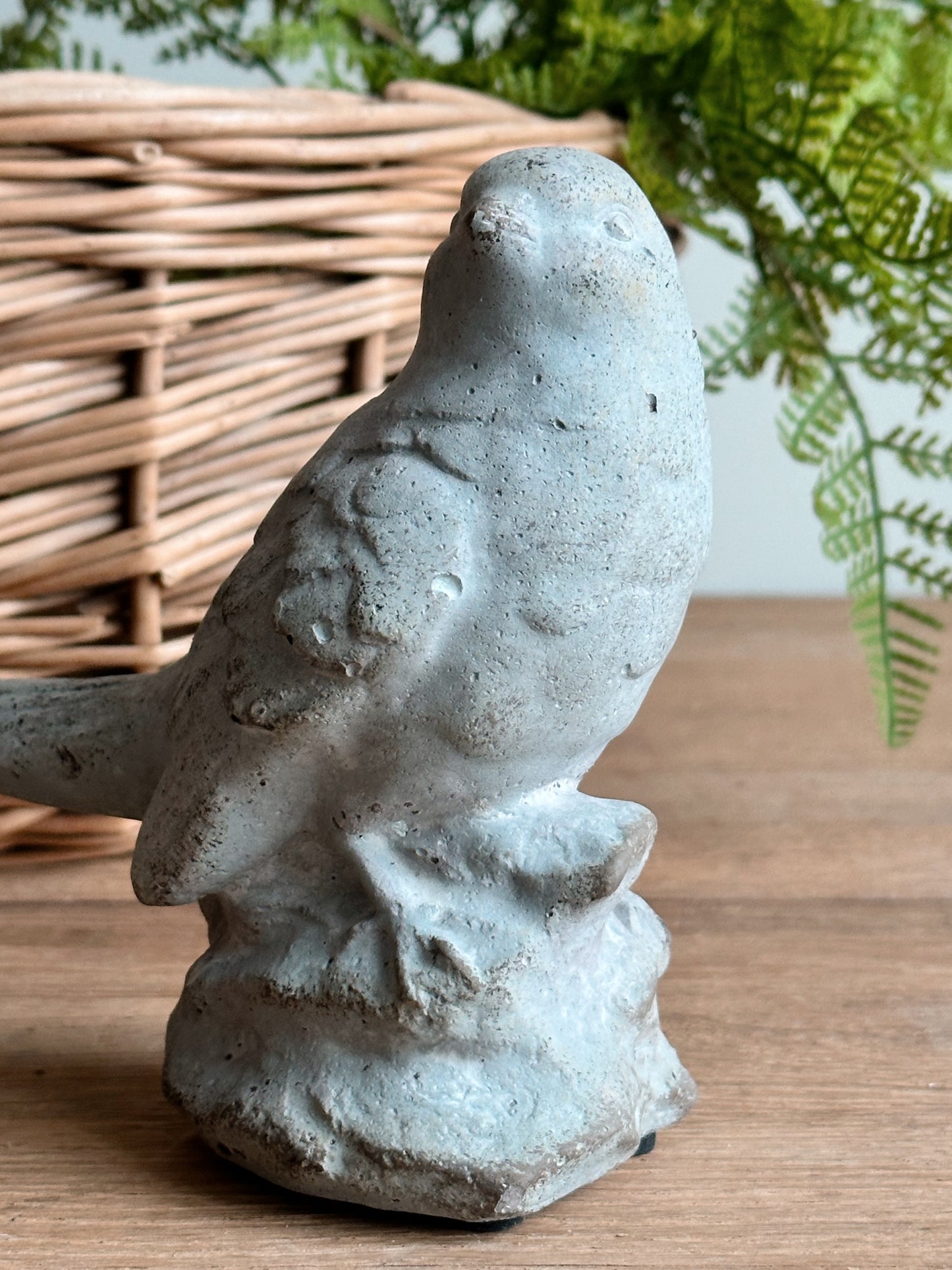 Cement Birdie Statue