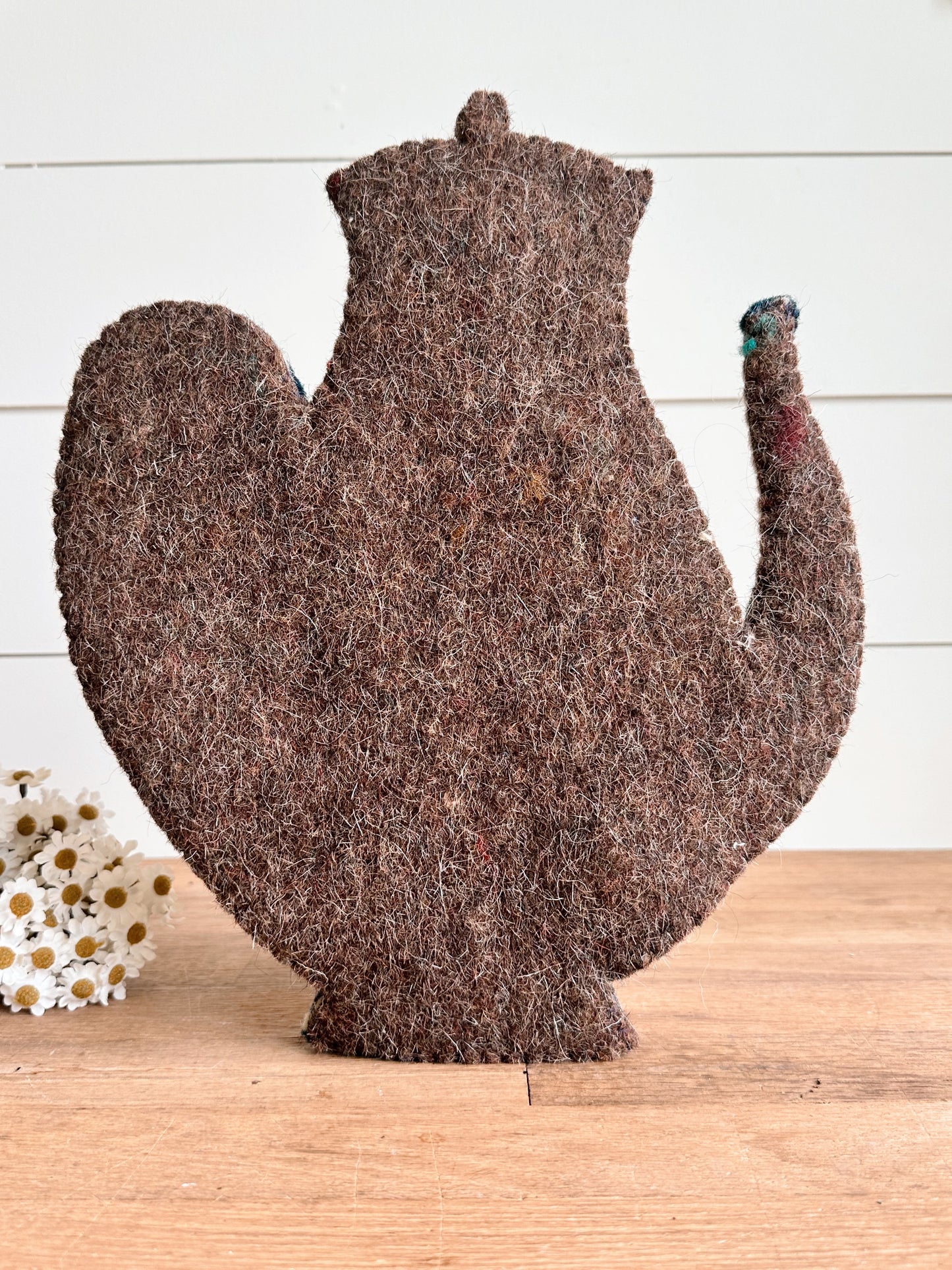 Vintage Handmade Felted Teapot