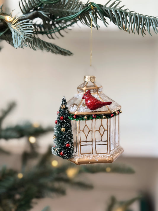 Glass Gazebo Ornament