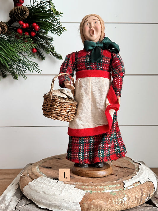 Vintage Victorian Style Caroler