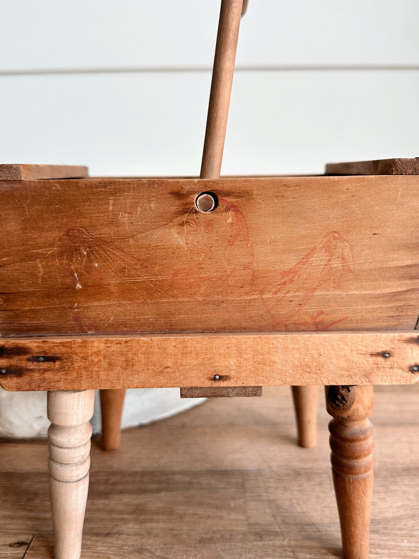 Collection of Antique Miniature Wood Laundry Items