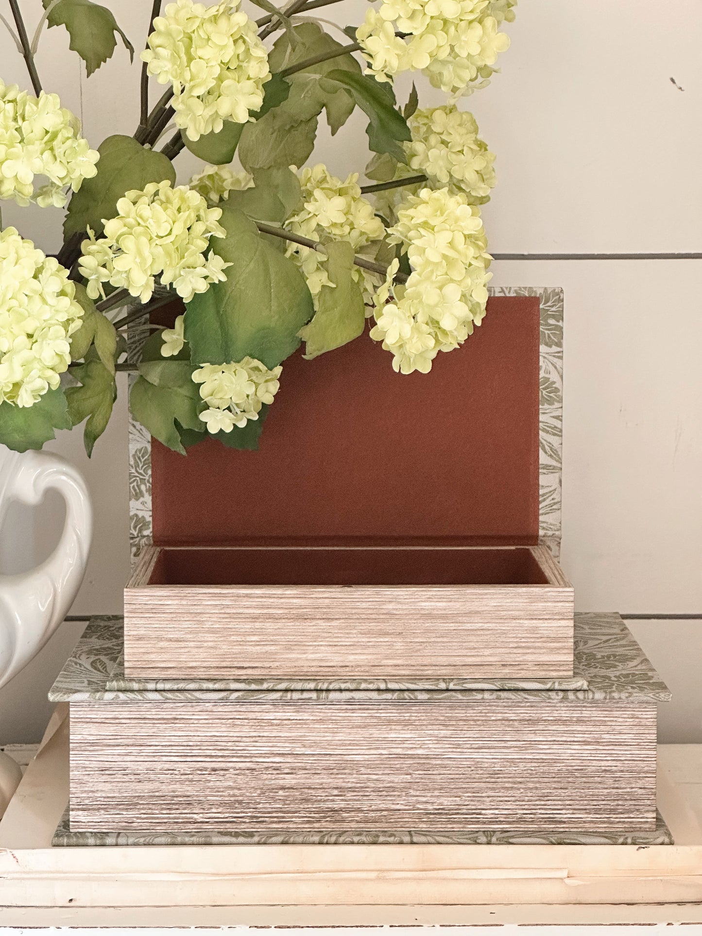 Hidden Storage Book Box, Plant