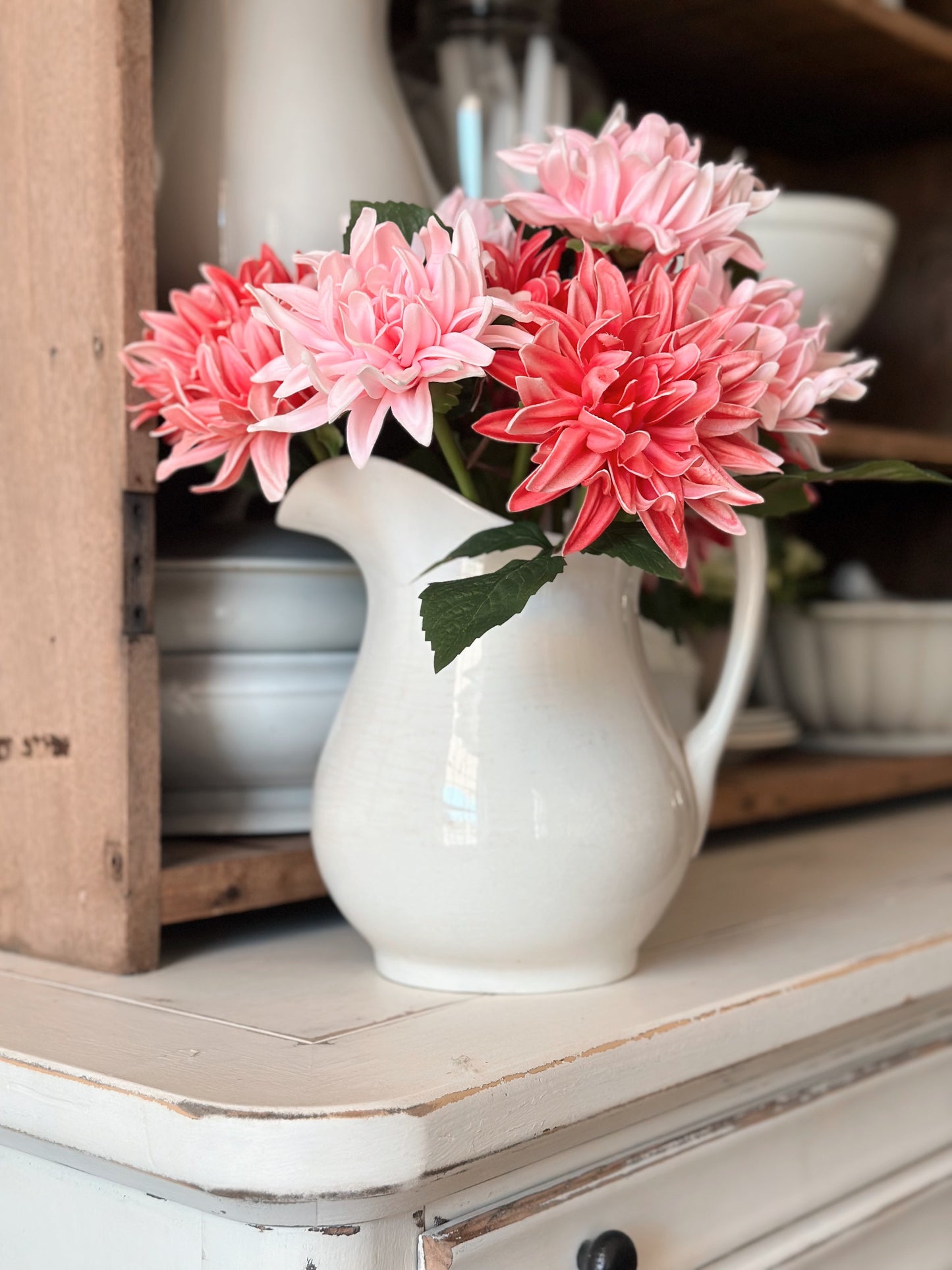 Real Touch Pink Dahlia Bundle