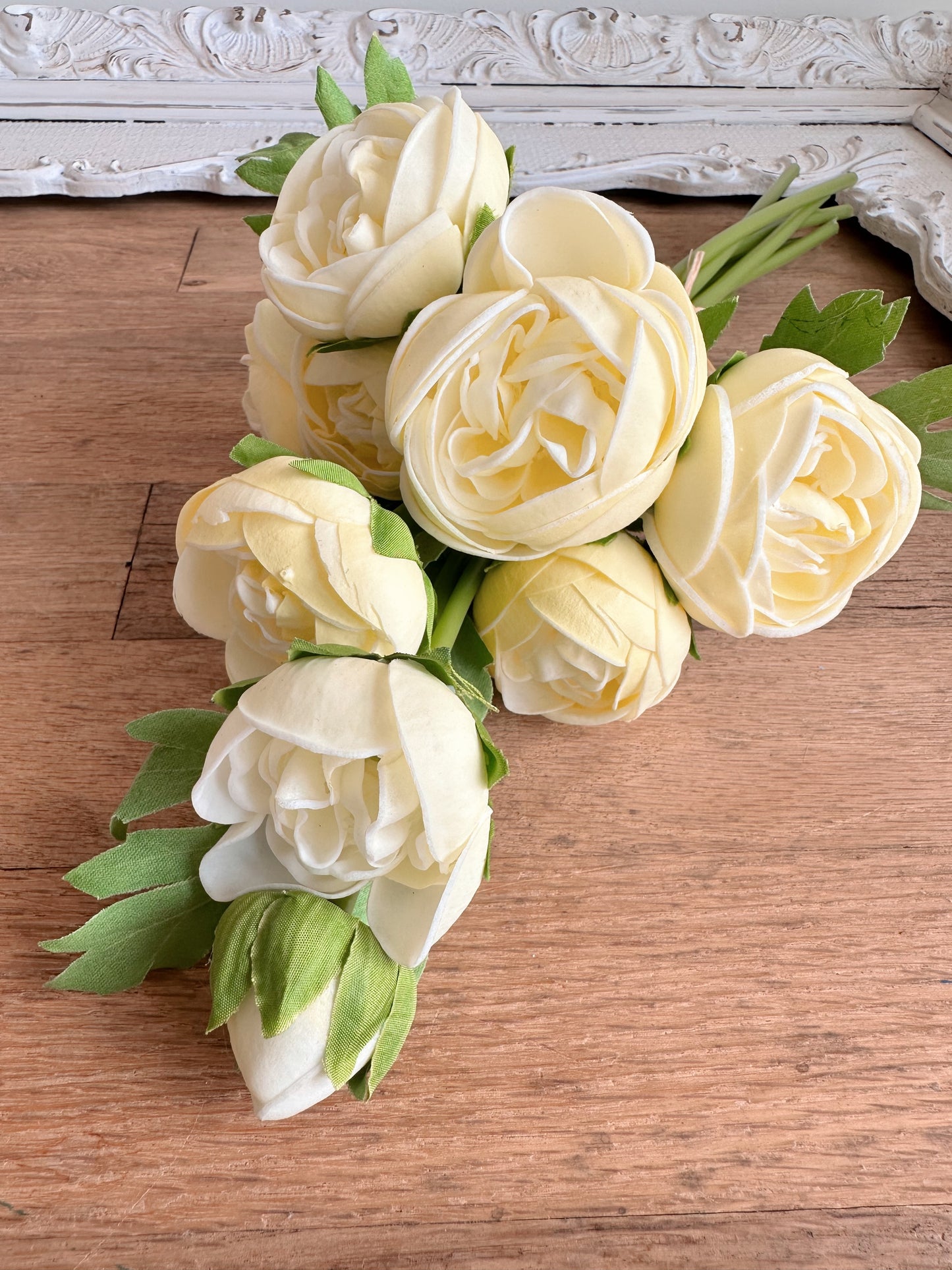 Real Touch Ranunculus Bundle, Yellow