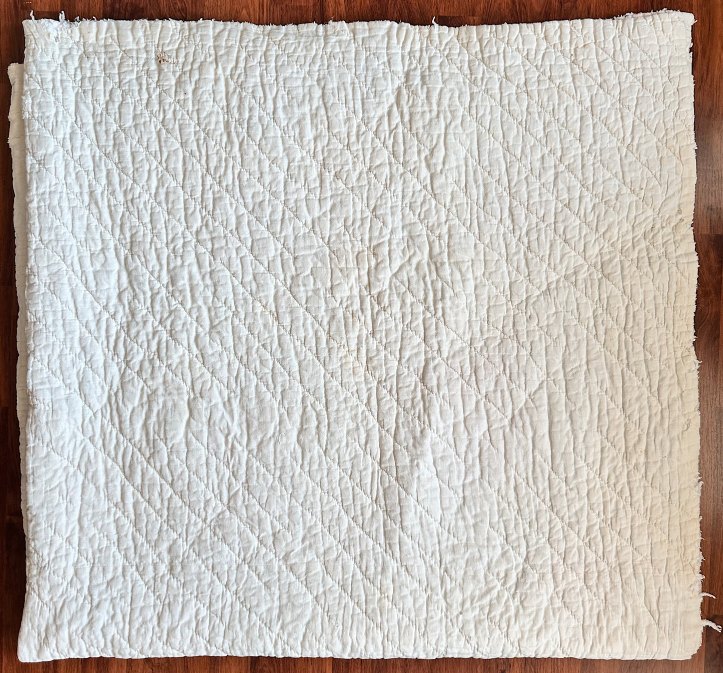 1930s Hand Stitched Patchwork Quilt