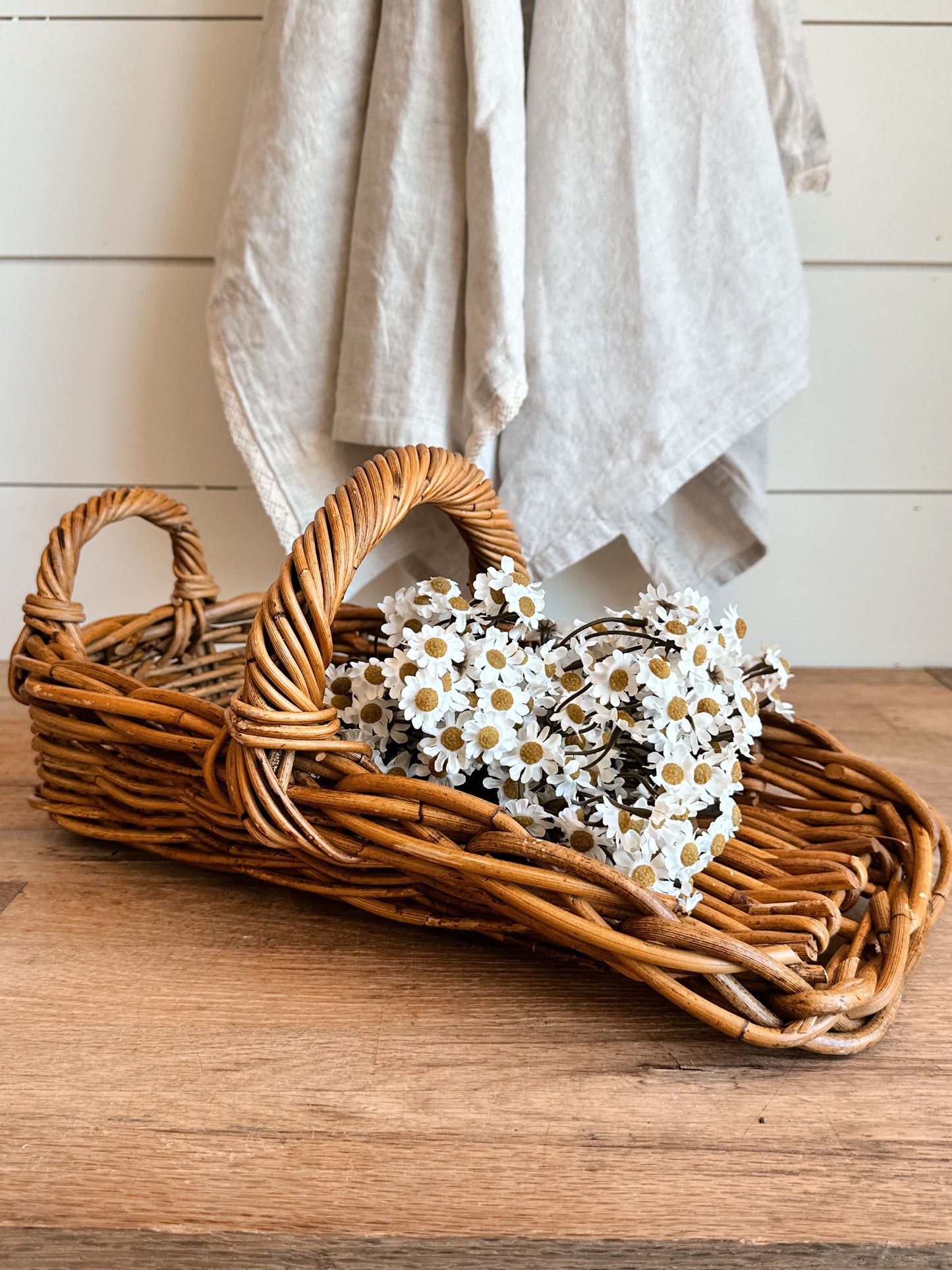 Vintage Gathering Basket