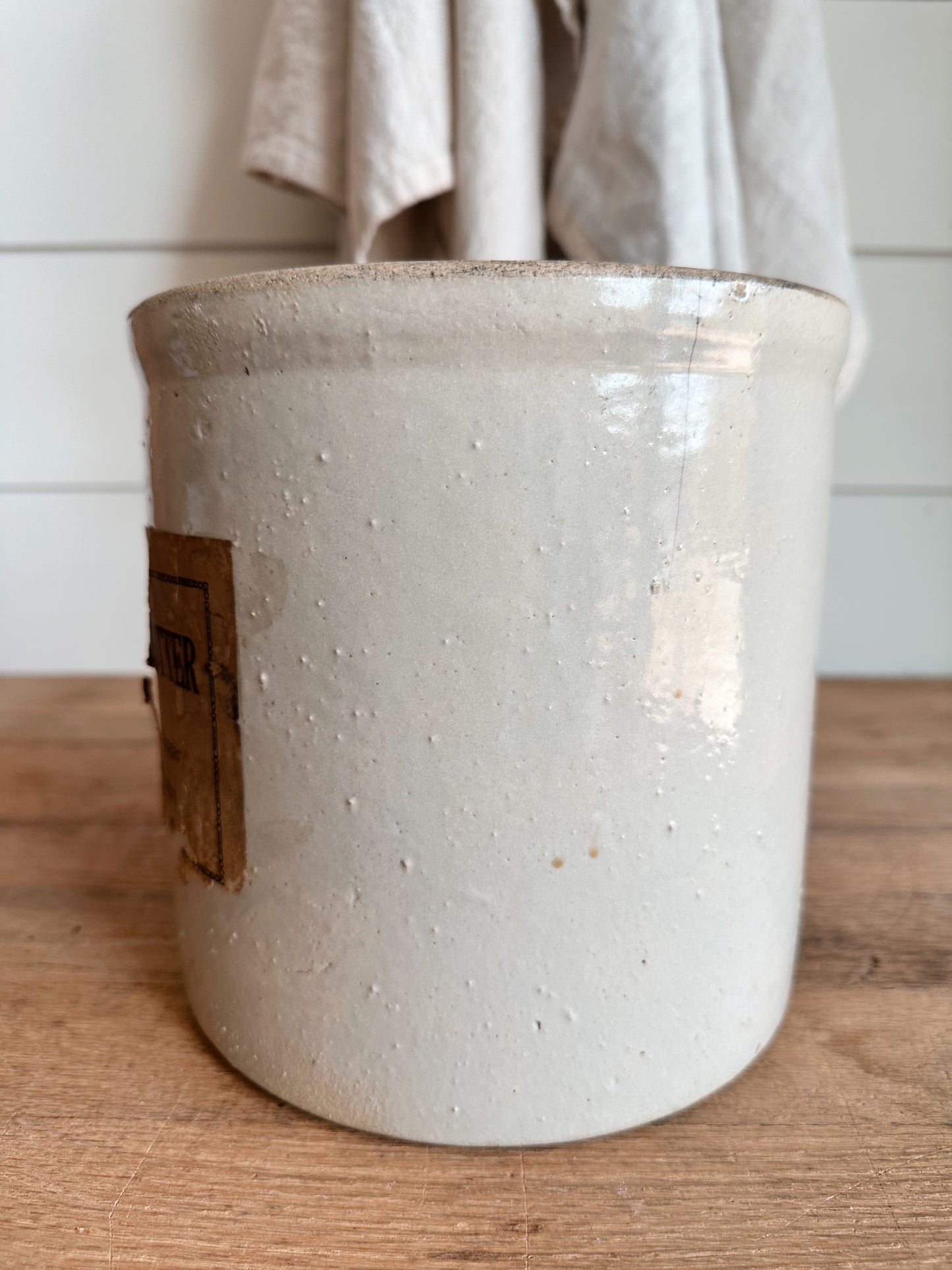 Vintage Apple Butter Crock