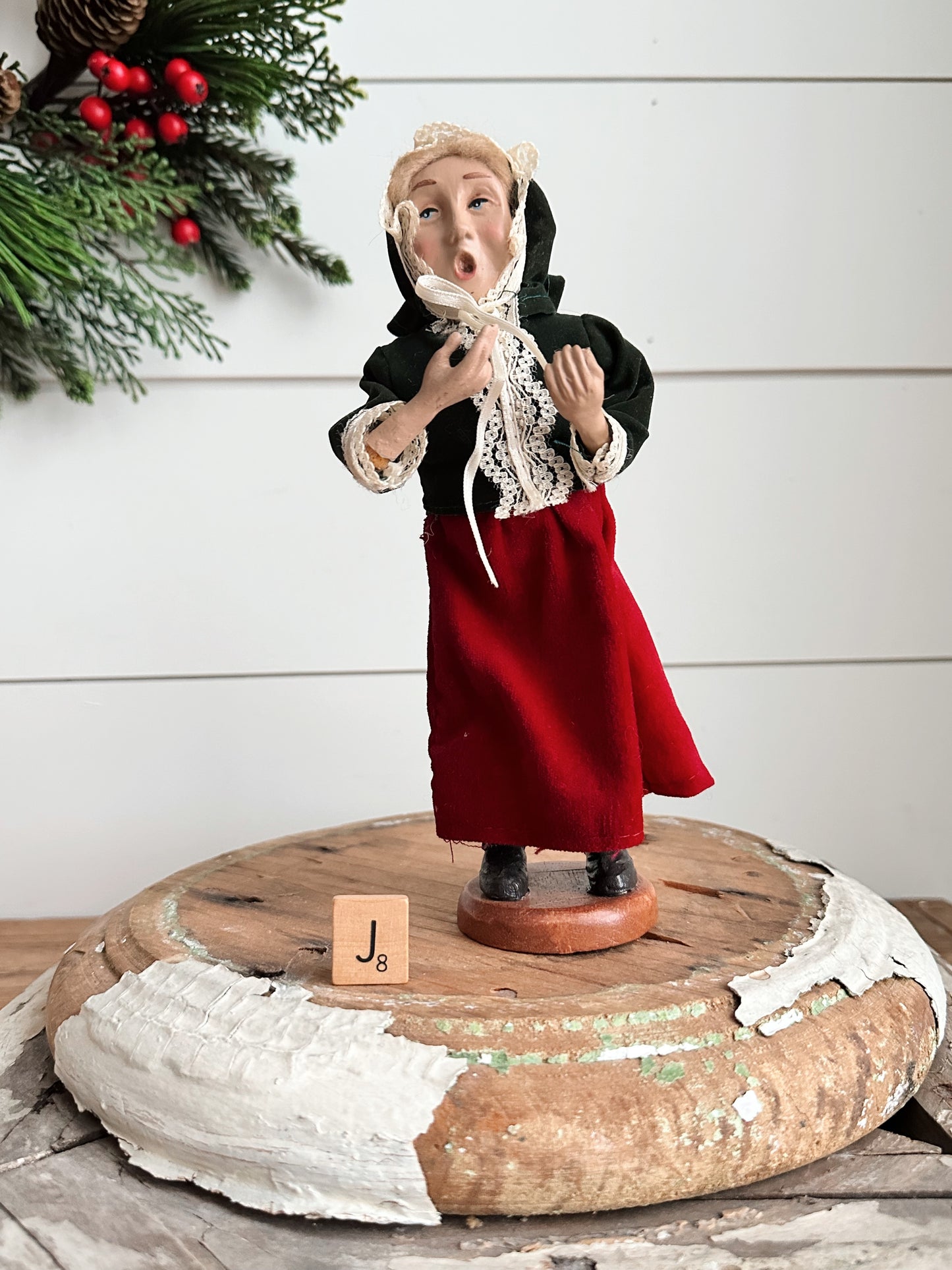 Vintage Victorian Style Caroler