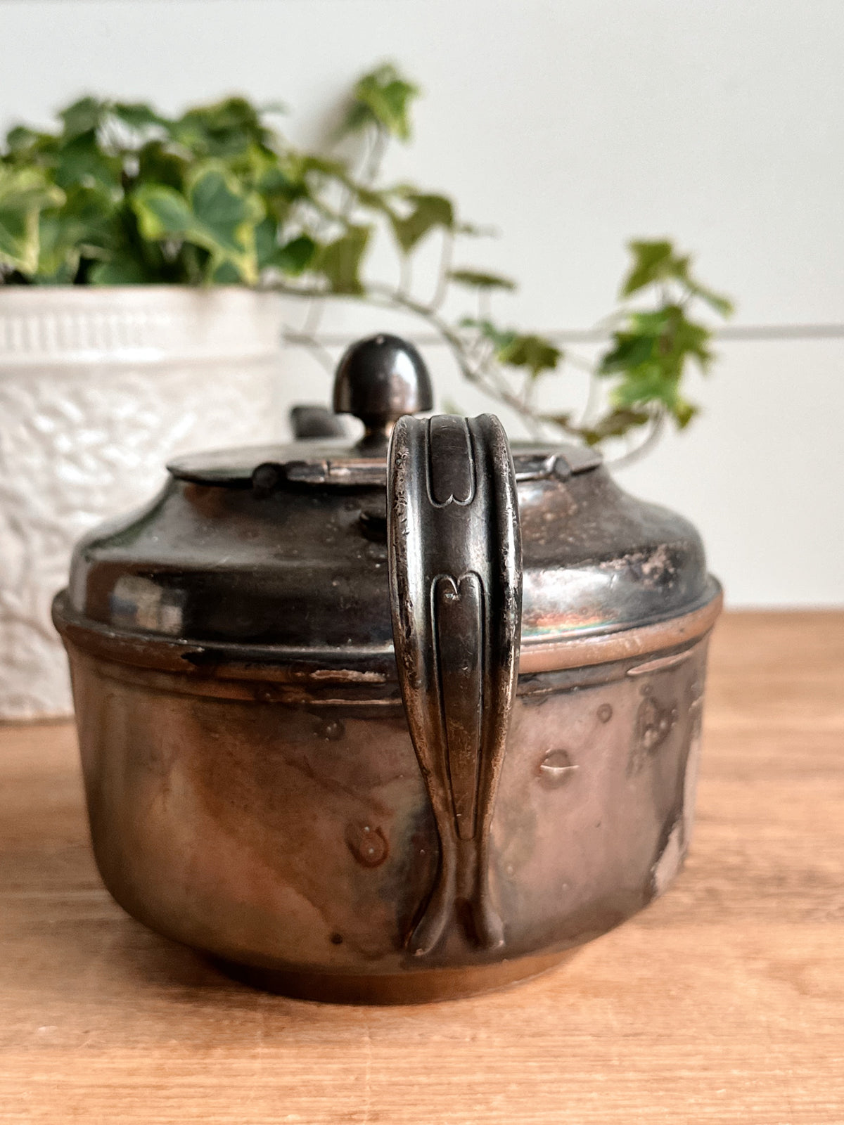 Vintage Reed & Barton Silver Soldered US Navy Tea Pot