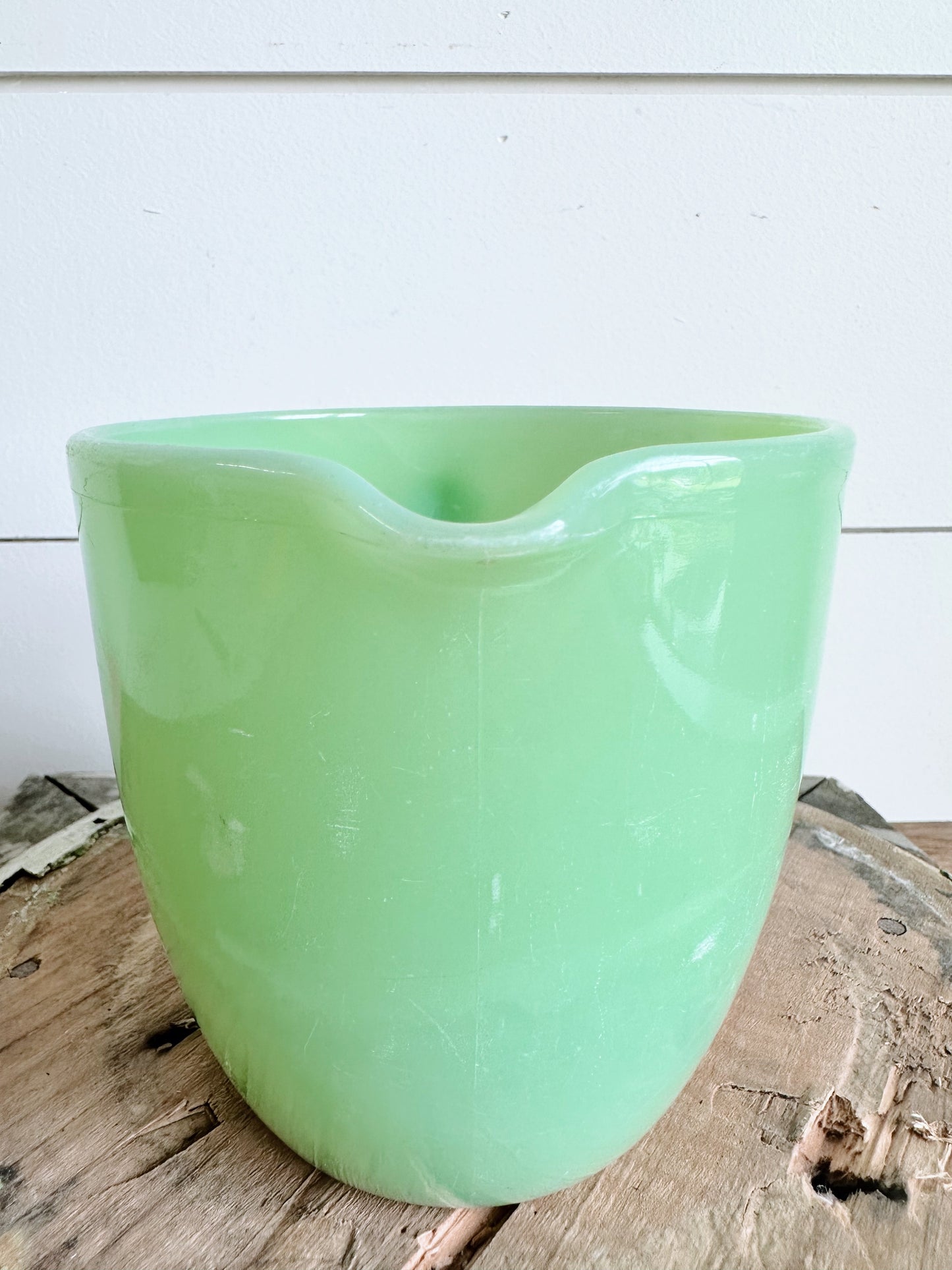 Vintage Fire King Jadeite Milk Pitcher