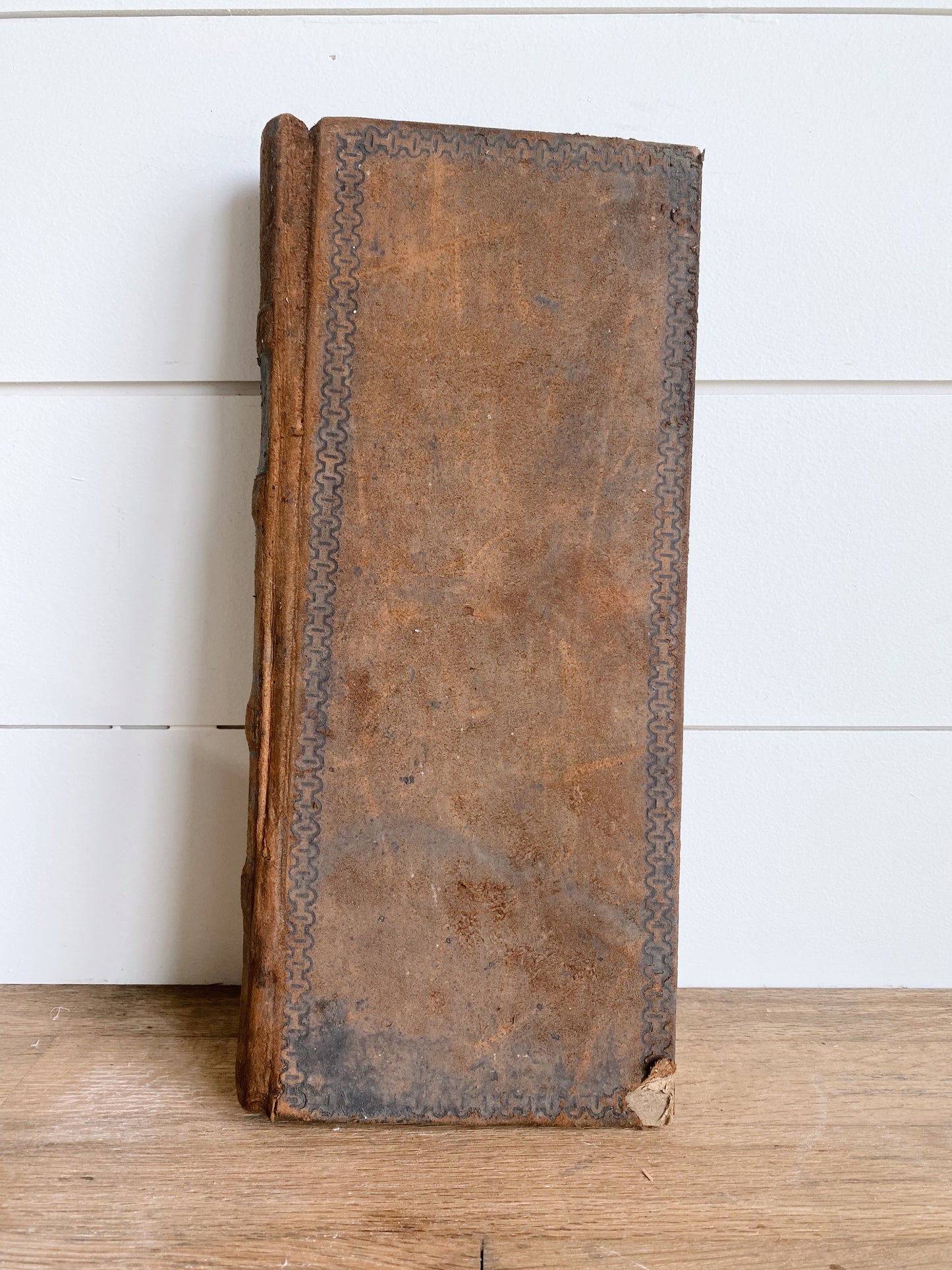 Antique 1853 Suede Bound Country Store Ledger