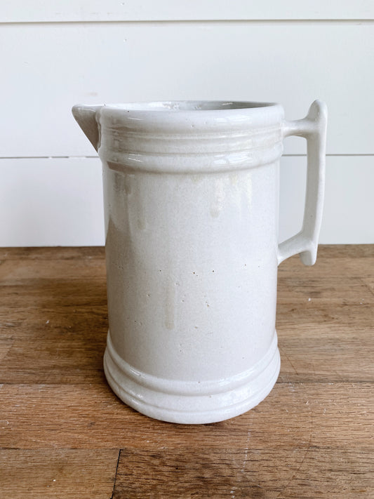 Heavy Stoneware Pitcher