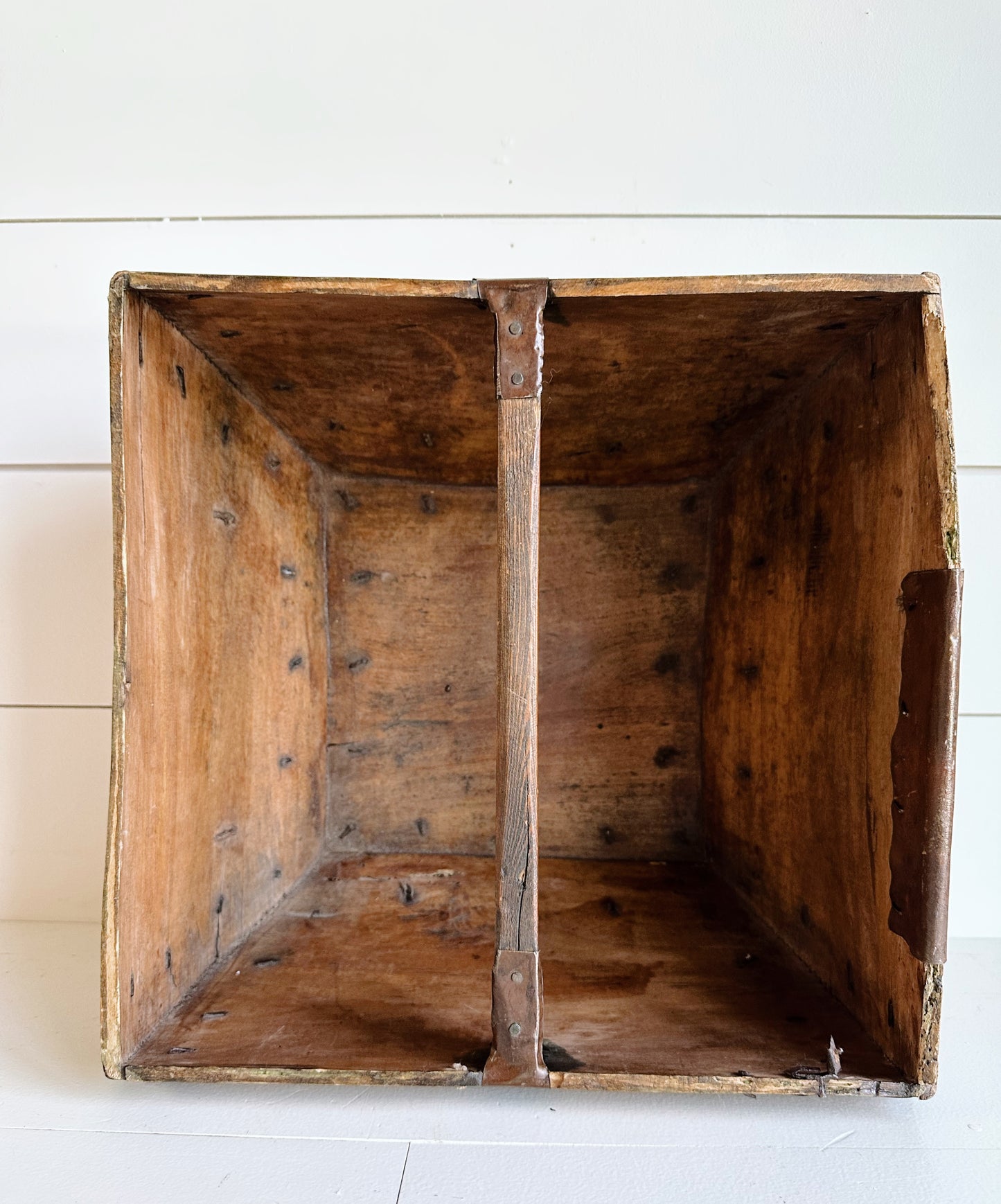 Gorgeous Antique Wood Trug