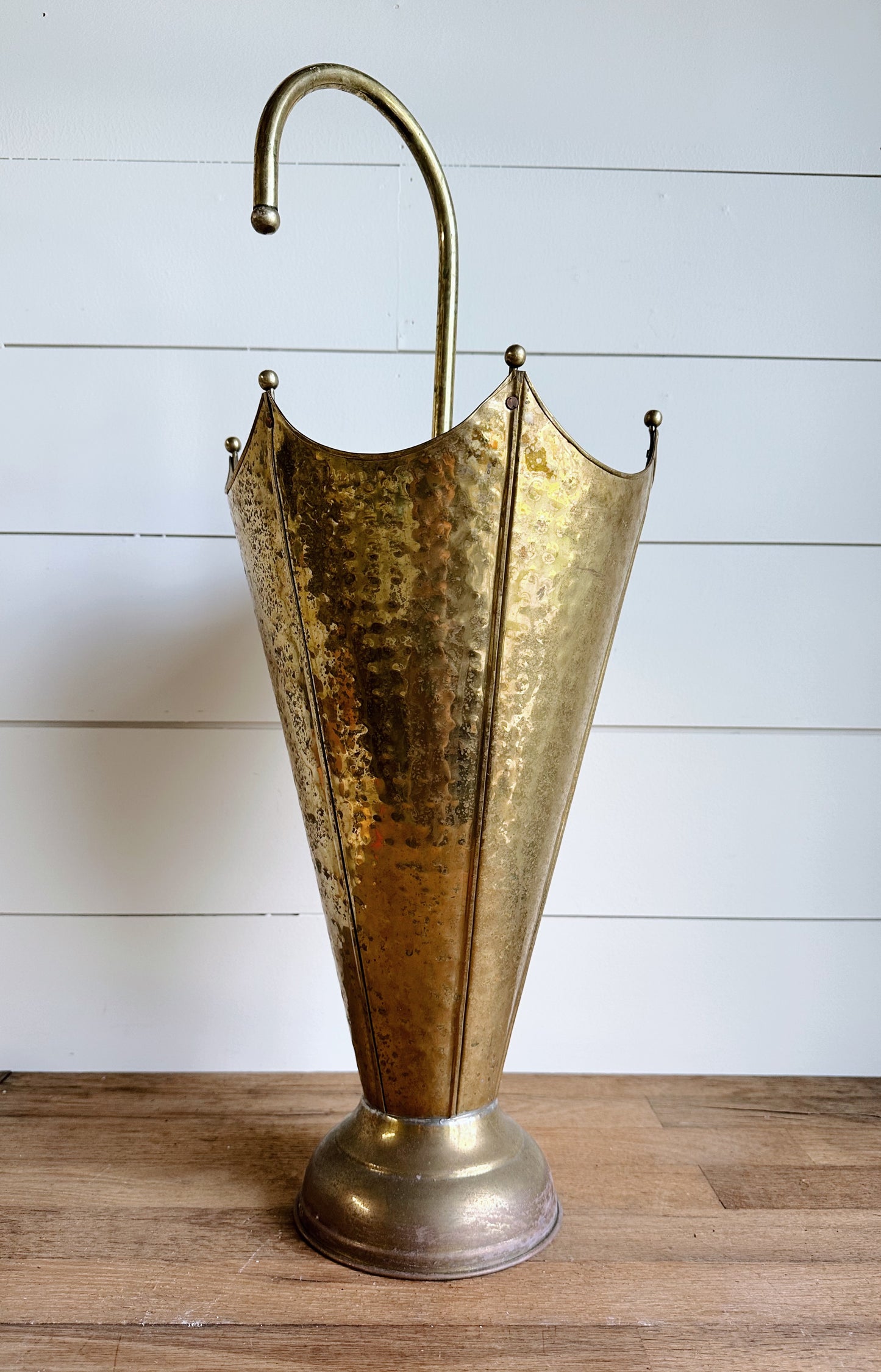 Vintage Brass Umbrella Stand