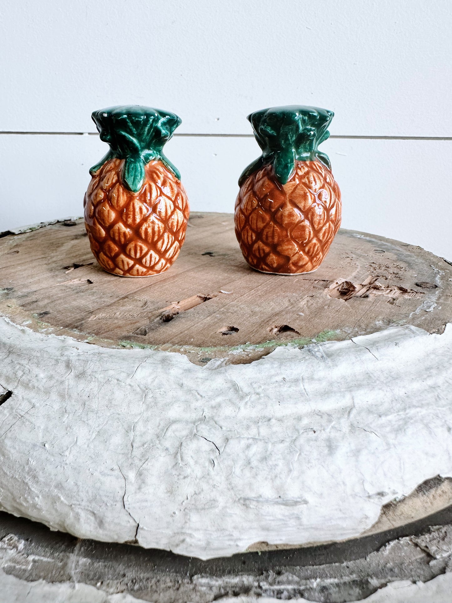 Vintage Pineapple (Japan) Salt & Pepper Shakers