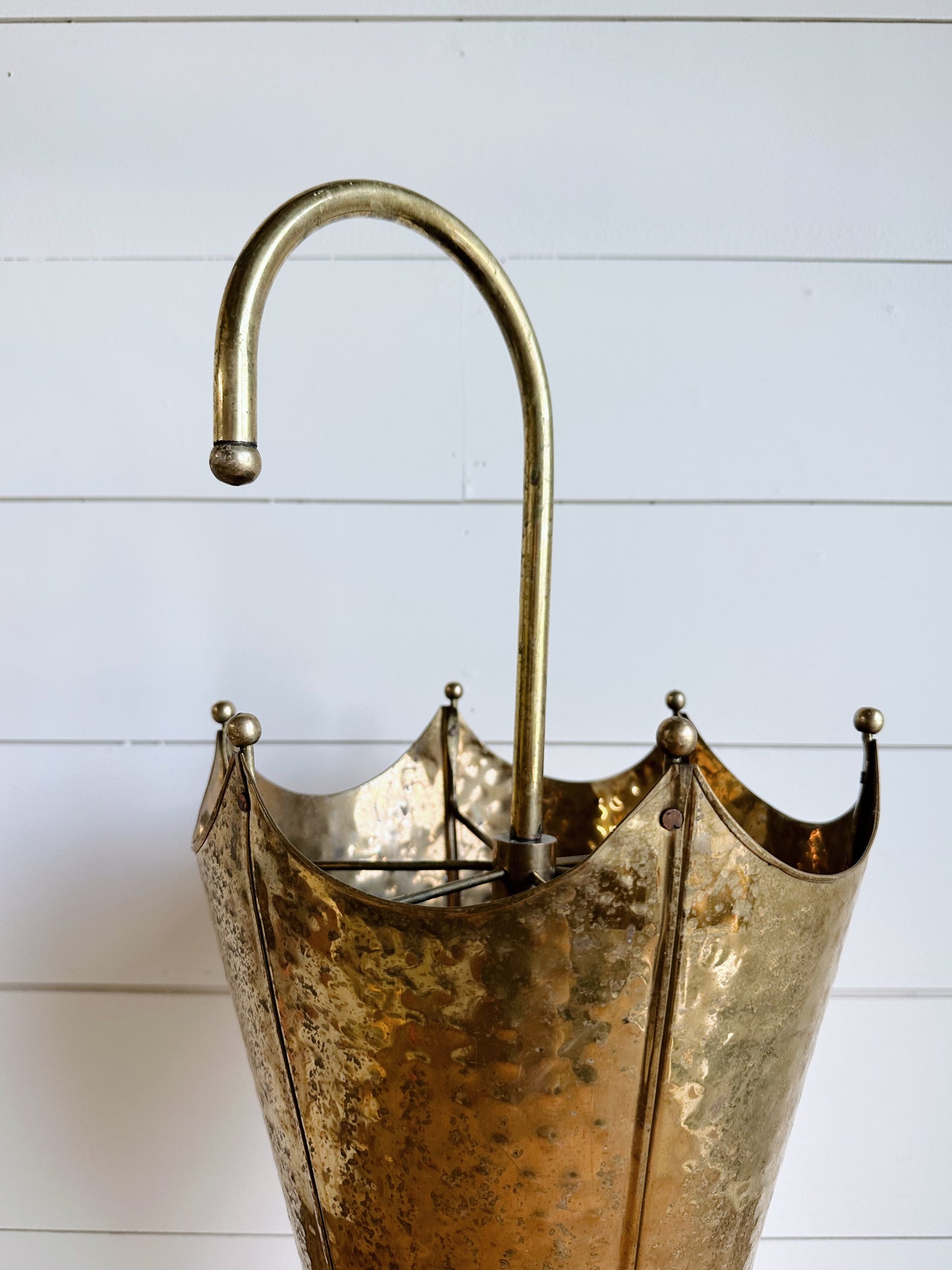 Vintage Brass Umbrella Stand