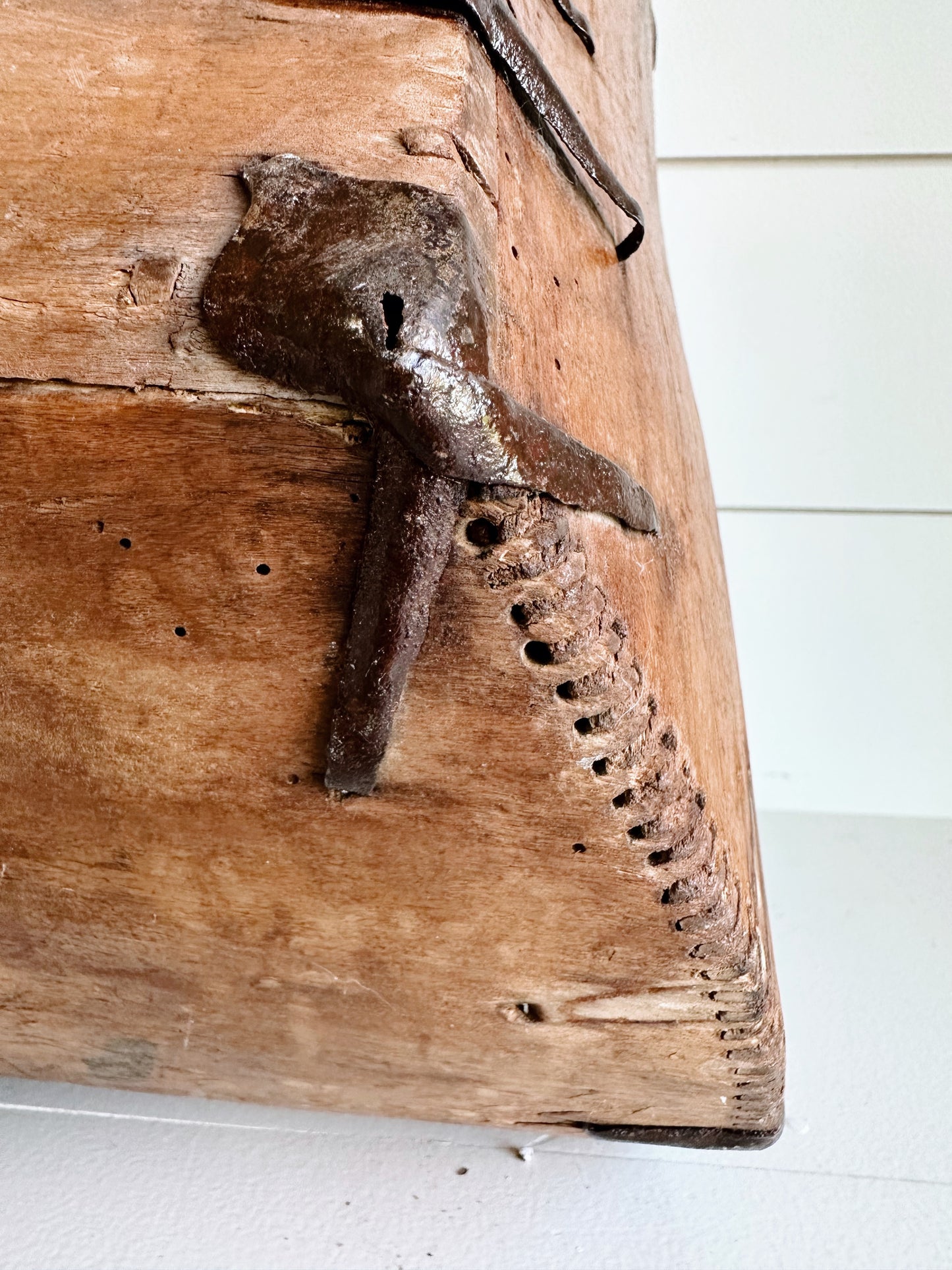 Gorgeous Antique Wood Trug