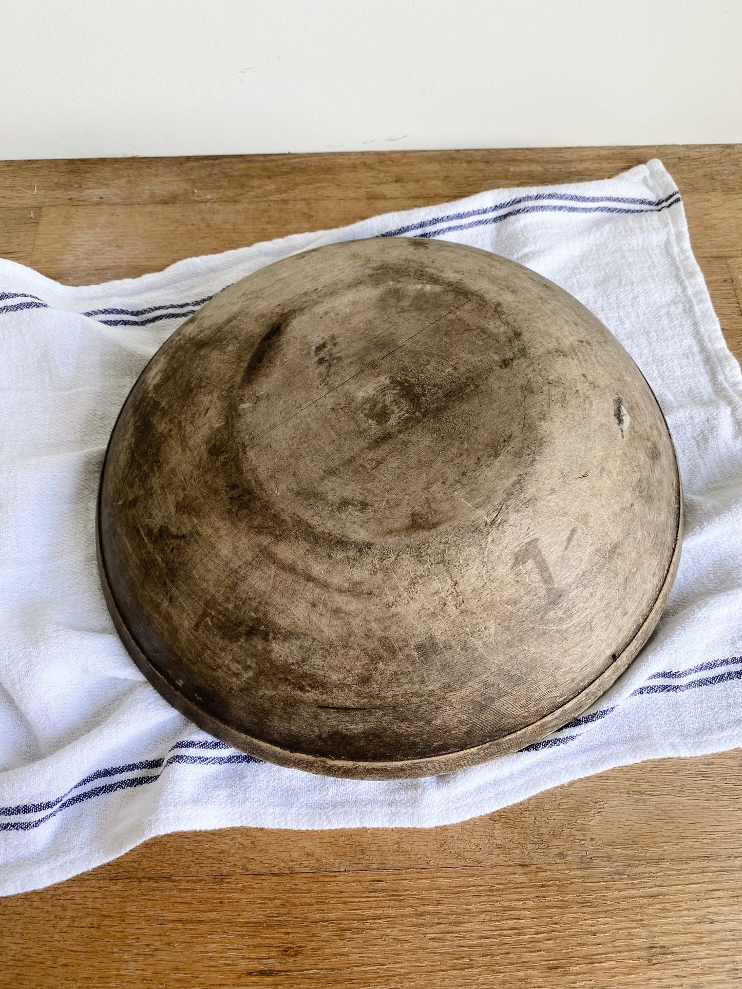 Antique Wood Bowl