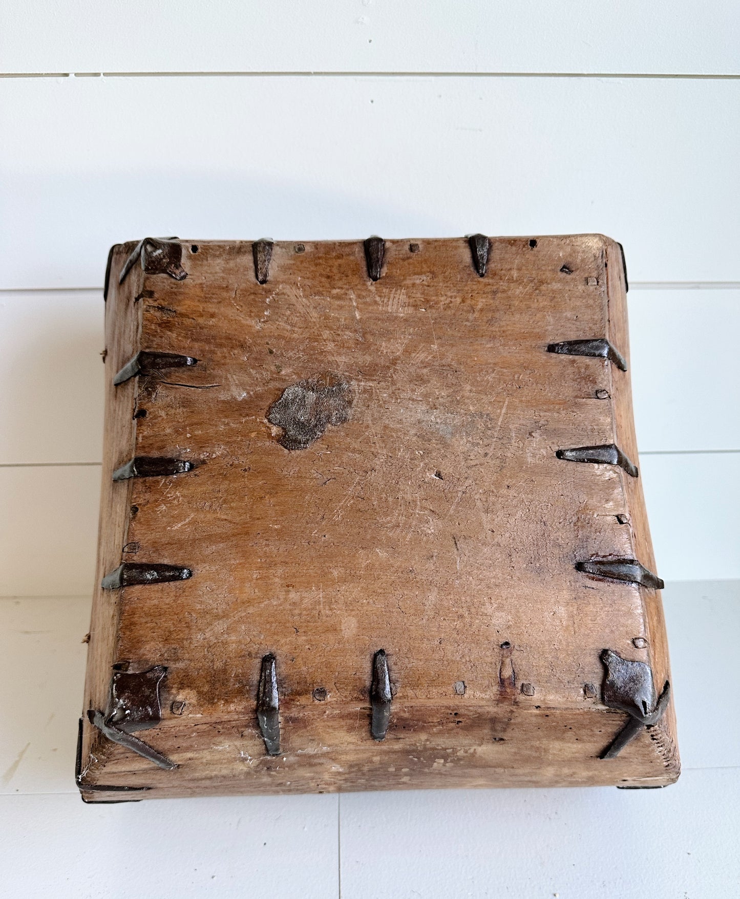 Gorgeous Antique Wood Trug