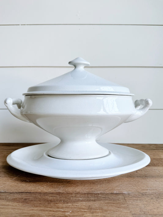 Big Beautiful Antique Cockson Chetwynd & Co Ironstone Tureen